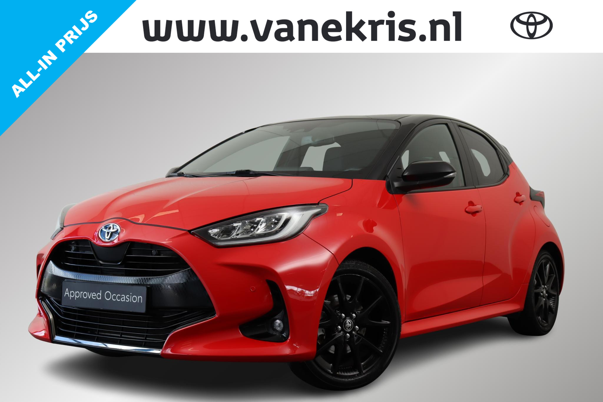 Toyota Yaris 1.5 Hybrid Launch Edition, Head Up 2022 - voorkant