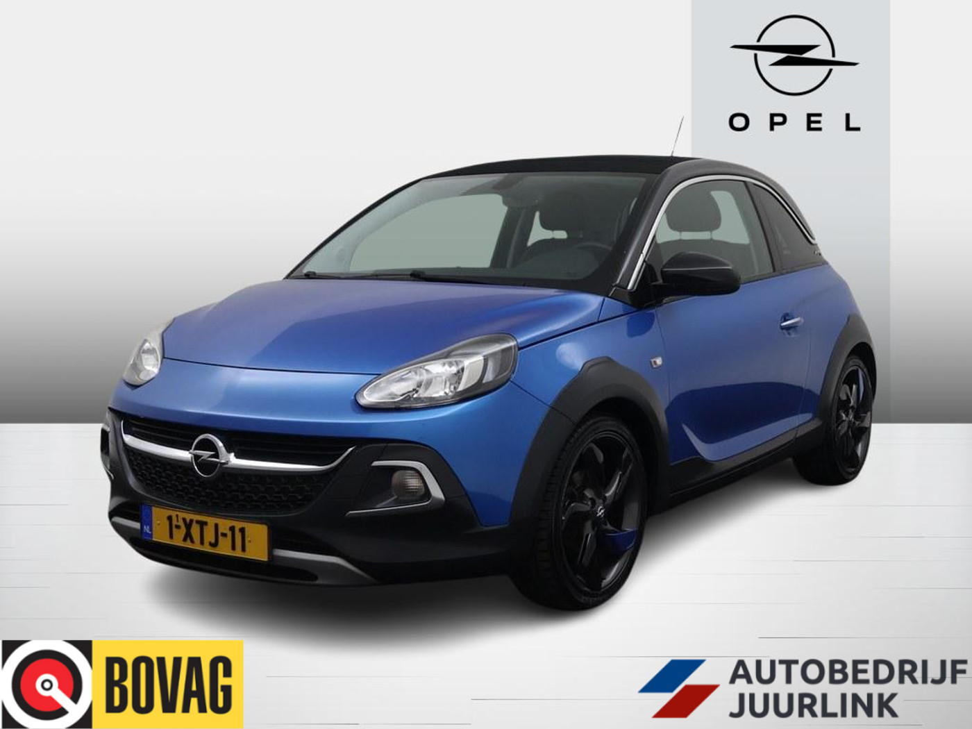 Opel Adam 1.0 Turbo Rocks Open-dak  Ecc/H.Leder/17inch 2014 - voorkant