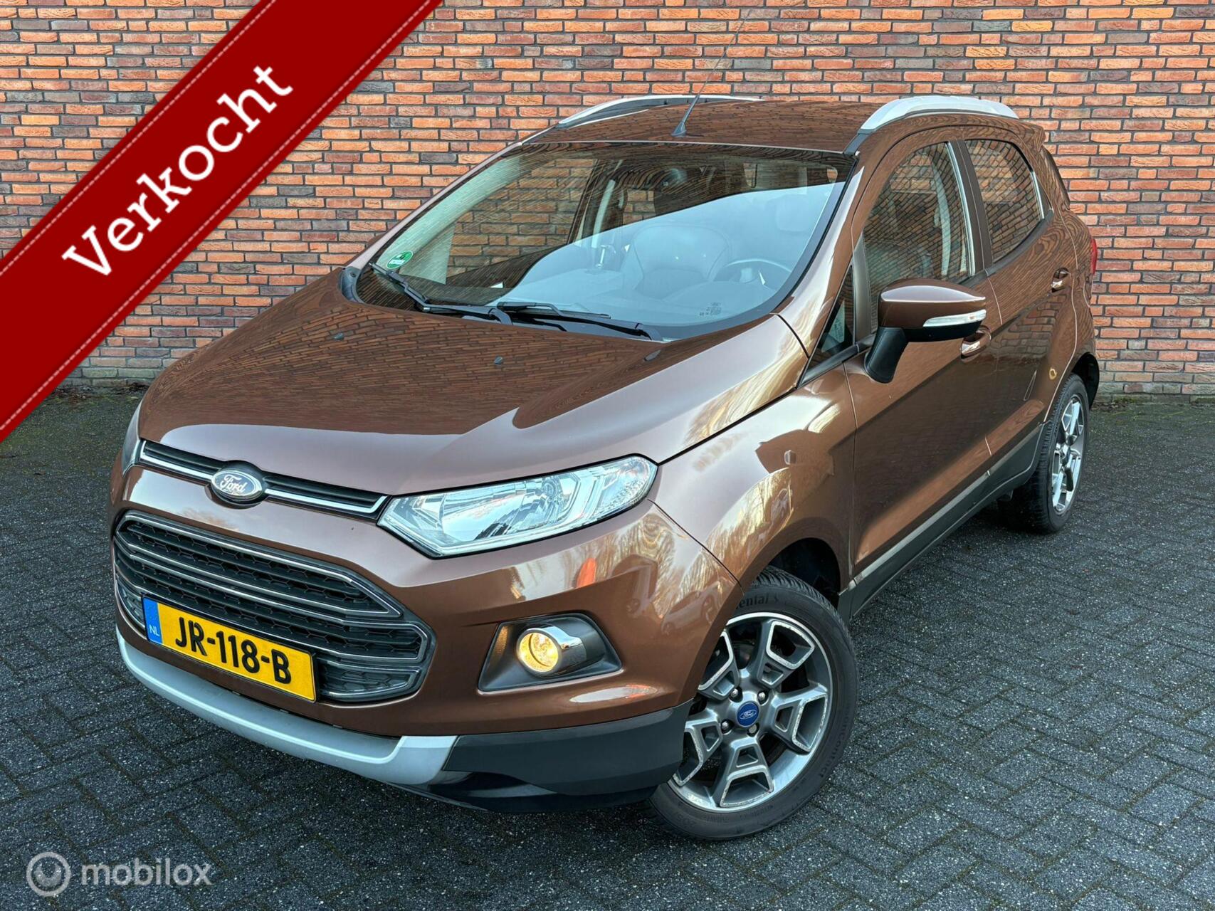 Ford Ecosport 1.0 EcoBoost Titanium NL WEINIG KM 2016 - voorkant