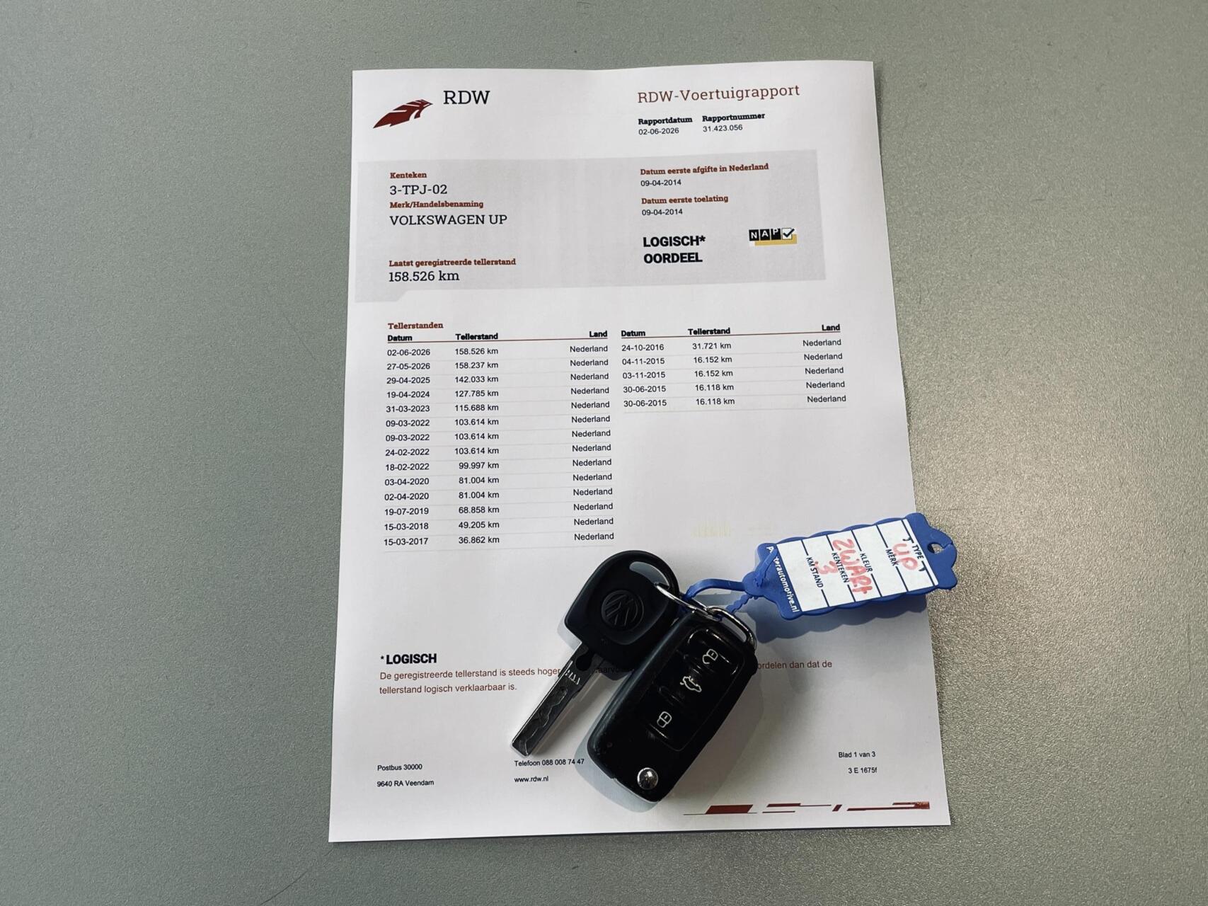 Foto van Volkswagen Up