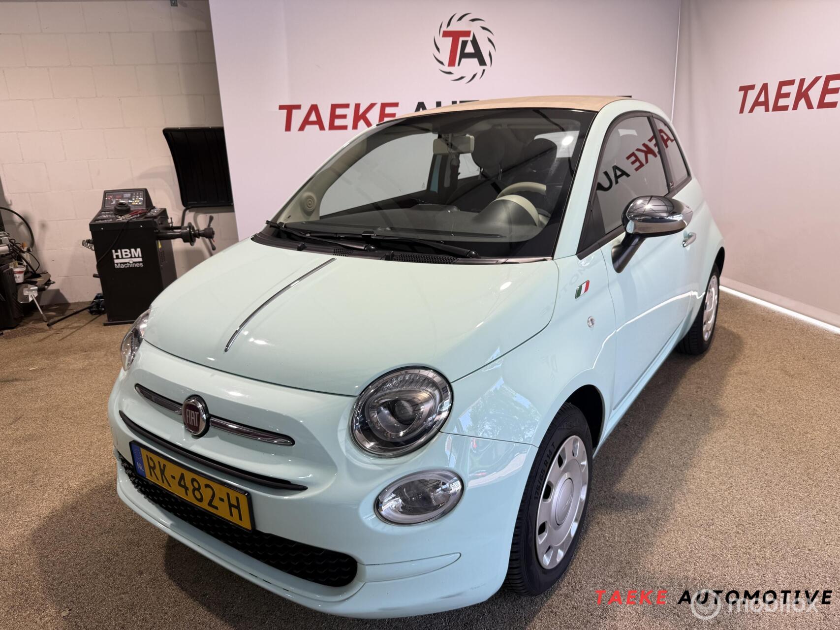 Fiat Fiat 500 0.9 TwinAir Turbo Popstar CABRIO/AIRCO/APK/NAP 2017 - voorkant
