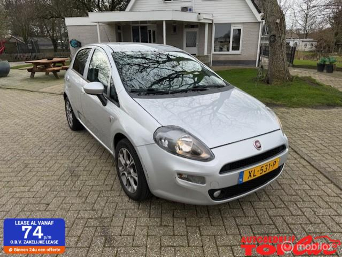 Fiat Fiat Punto 0.9 Sempre Climate Cruise, Navi Apk 31-1-2017 2019 - voorkant
