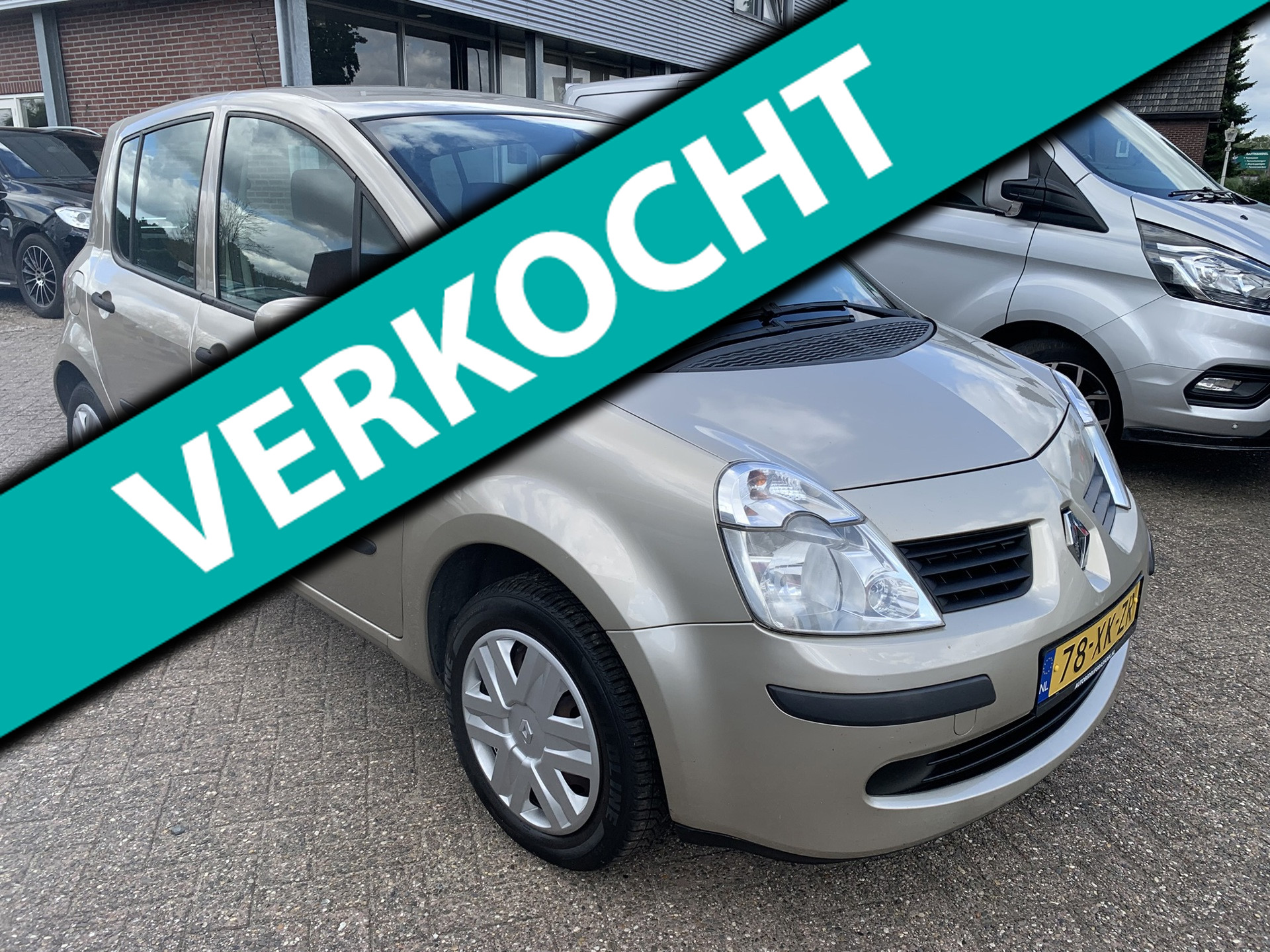 Renault Modus 1.6-16V  AUTOMAAT 2007 € 1950.- 1 Jr. Apk zo mee 2007 - voorkant