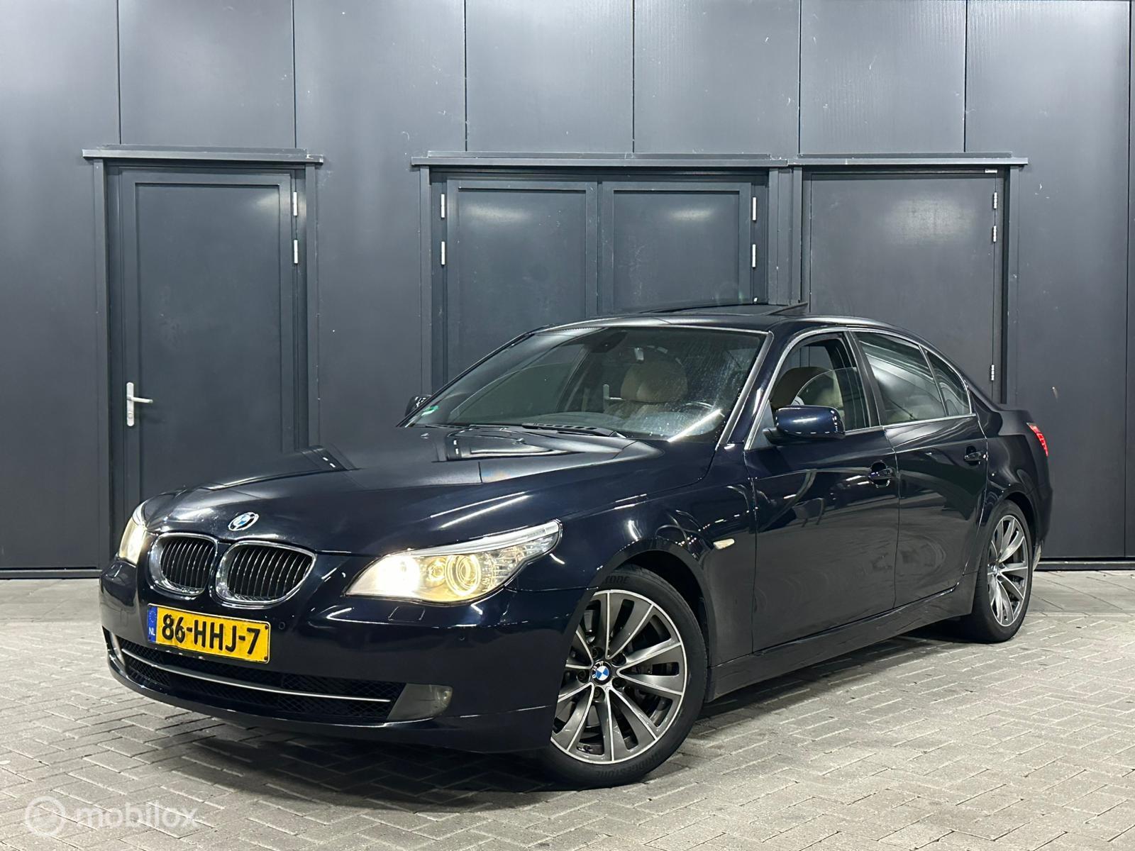 BMW 5-serie 530i Business Line schuifdak|bomvol! Beurt+apk 2008 - voorkant