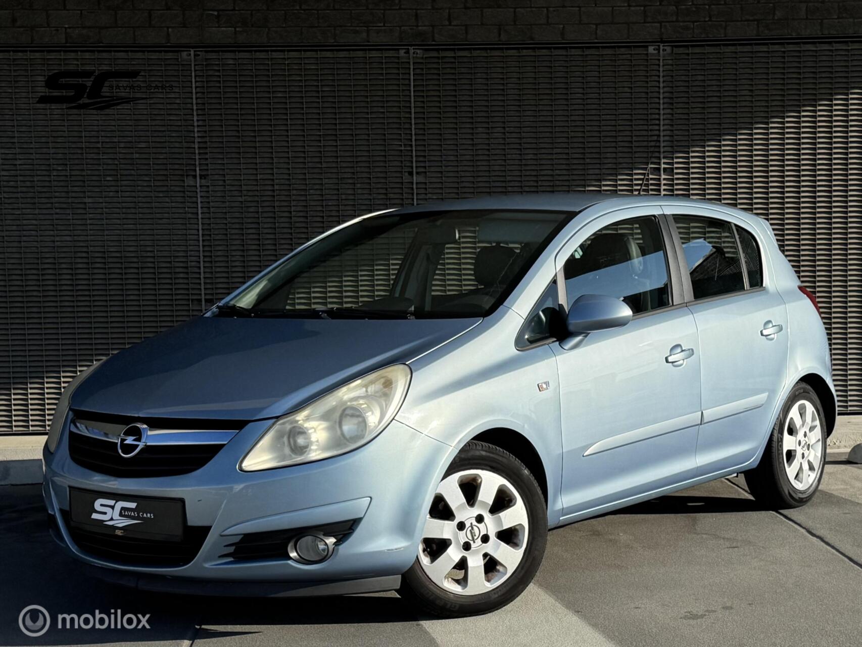 Opel Corsa 1.4  Luxe Uitvoering! | Cruise | Half Leer | Airc 2008 - voorkant