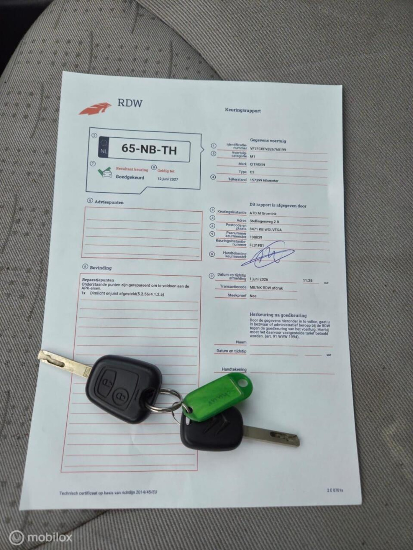 Foto van Citroen C3