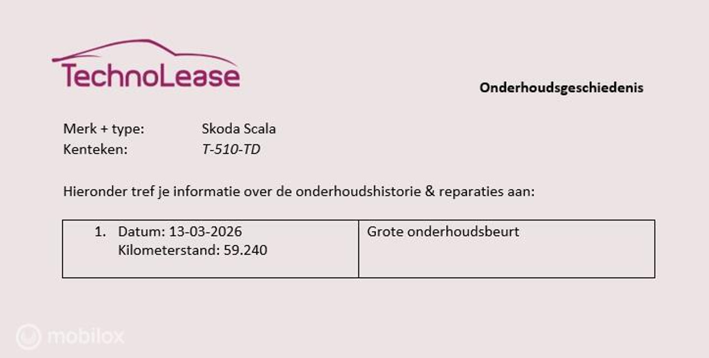 Foto van Skoda Scala