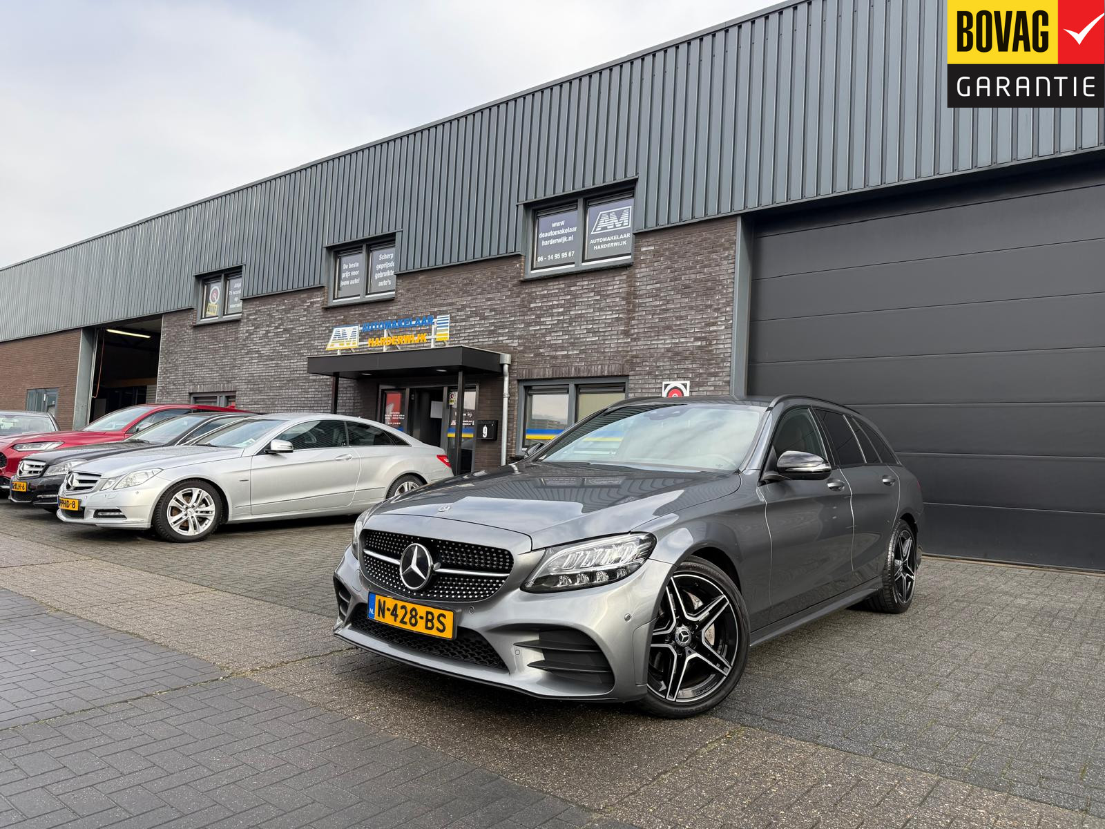 Mercedes-Benz C-klasse 180 Business Solution AMG 2021 - voorkant