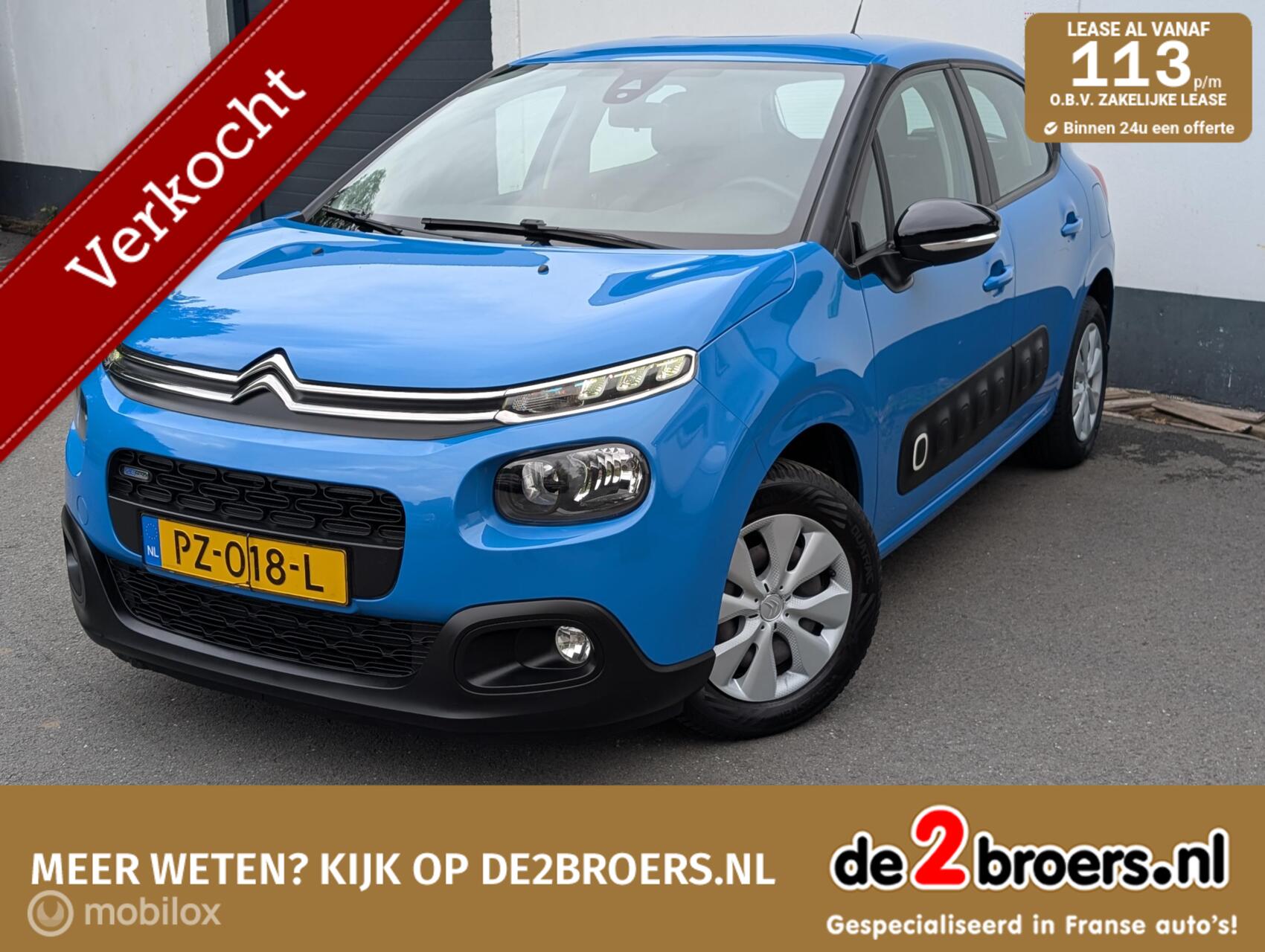 Citroen C3 1.2 PureTech Feel 2017 - voorkant
