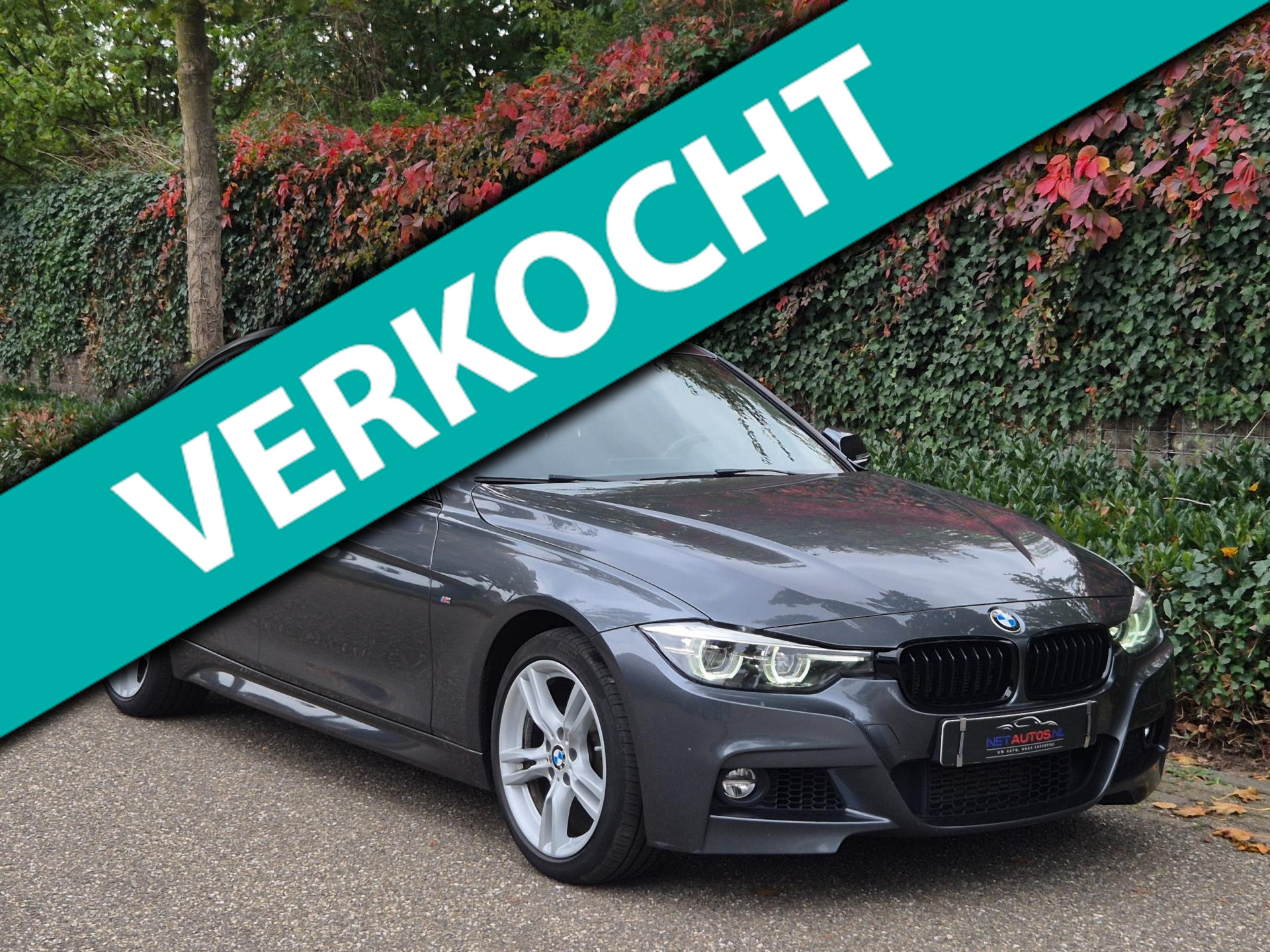 BMW 318i M Sport Shadow Executive Edition Apple CarPlay Alcantara LED NAP NL Rijklaar - Garantie inbegrepen! 2018 - voorkant