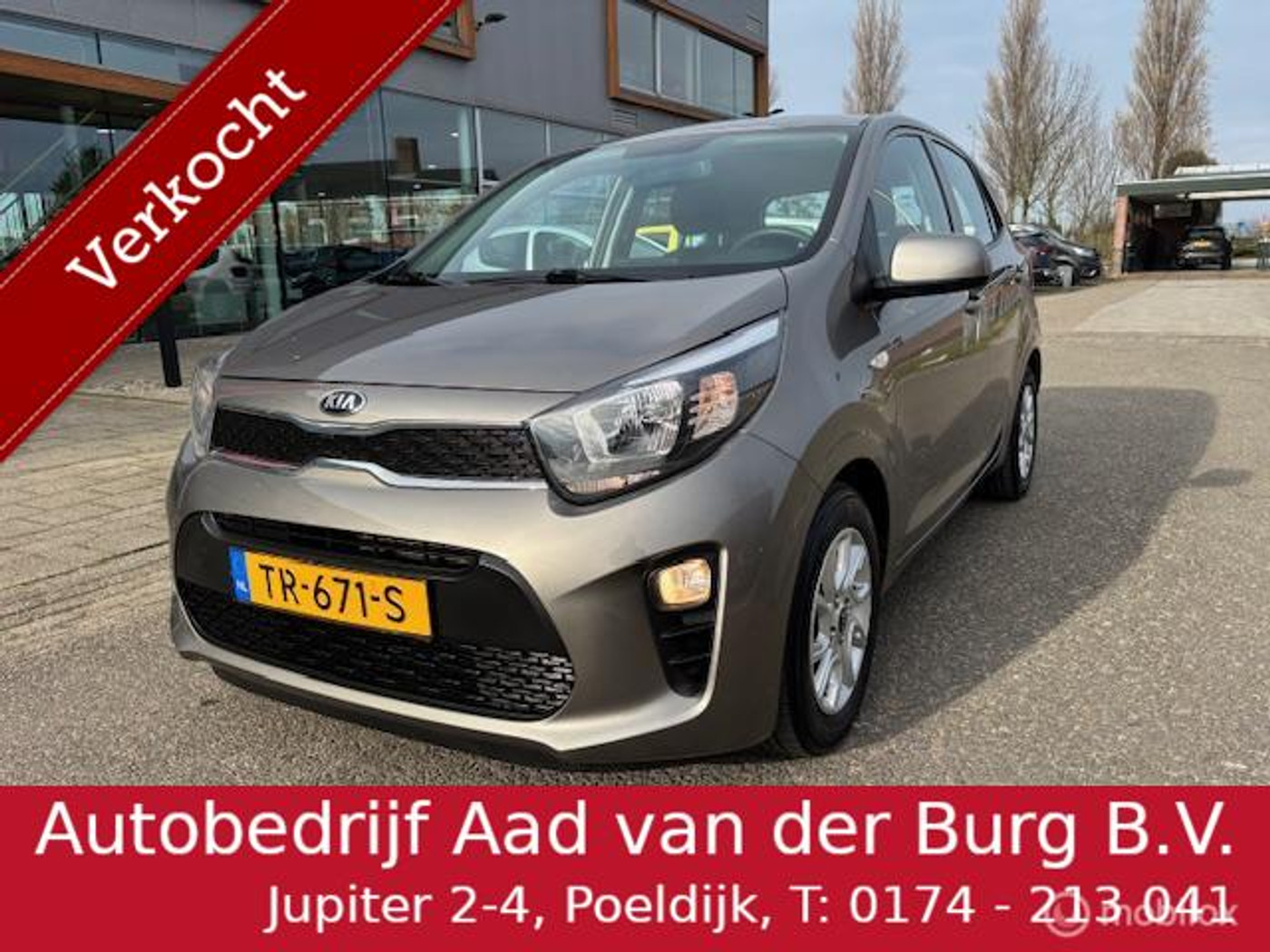 Kia Picanto 1.0 MPi ComfortPlusLine Bavigatie & Camera achter ,  Aple Carp[lay / Android Auto / Bleutooth ,  electr ramen & deur vergrendeling ,  Velgen , Metaallak 2018 - voorkant