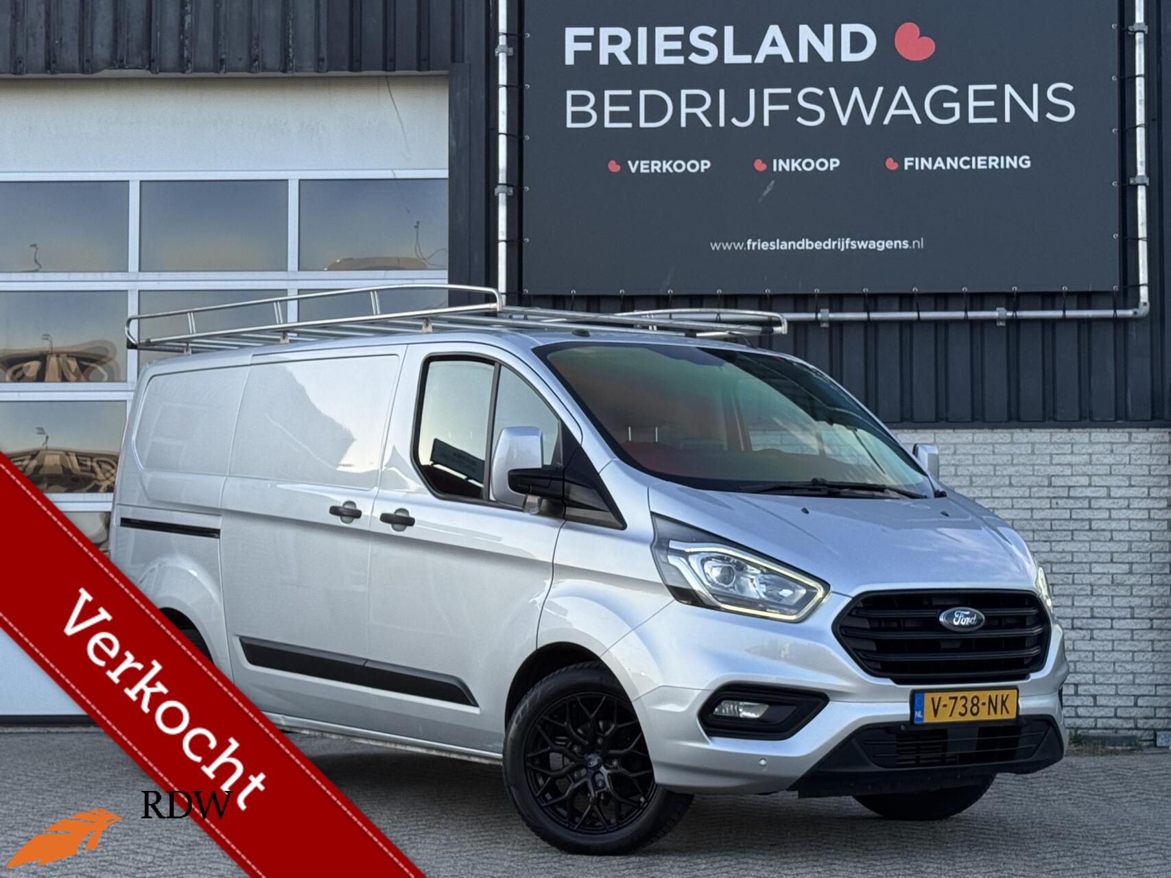 Ford Transit Custom 270 2.0 TDCI Trend Trekhaak/Cruise/Navi/LED/18" 2018 - voorkant