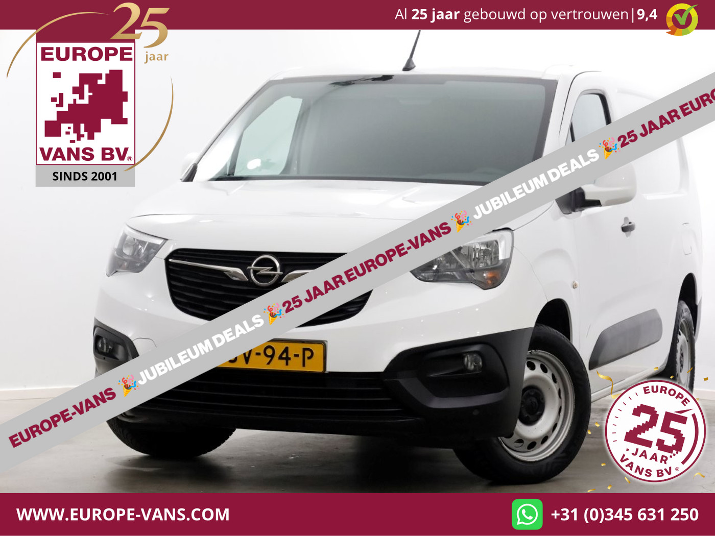Opel Combo 1.5D 102pk L2H1 Edition Airco/Cruise Control 03-2021 2021 - voorkant
