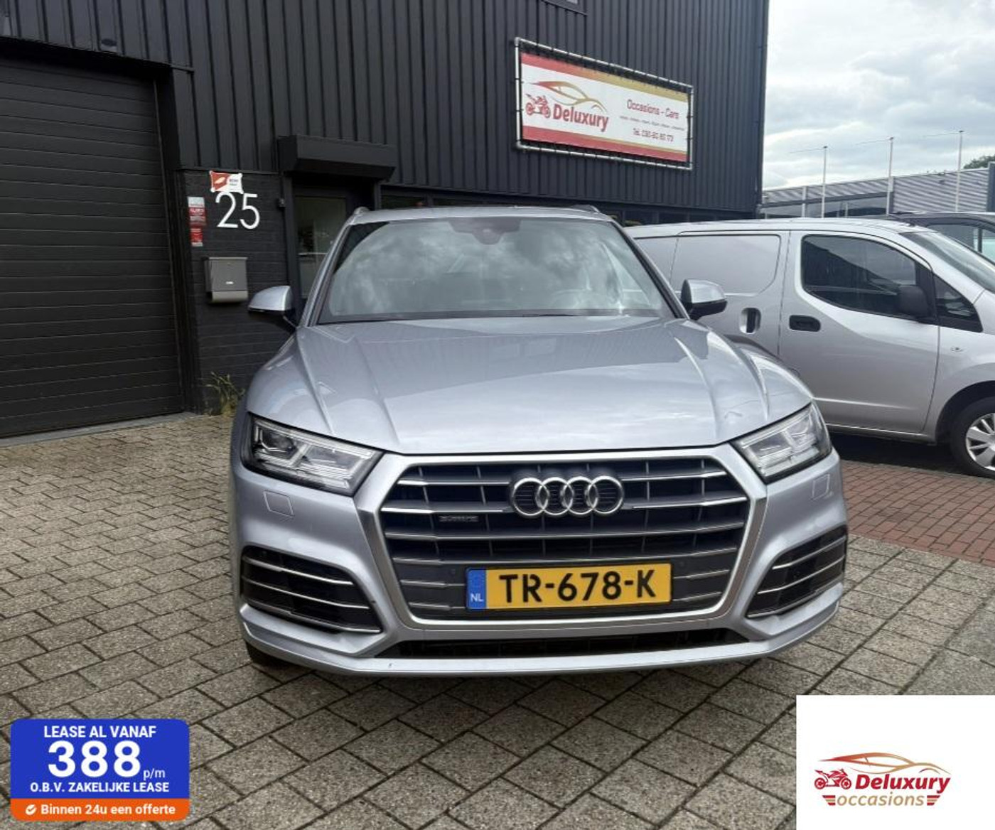 Audi Q5 2.0 TFSI quattro Sport S Line Black Edition NAP PANO 2018 - voorkant