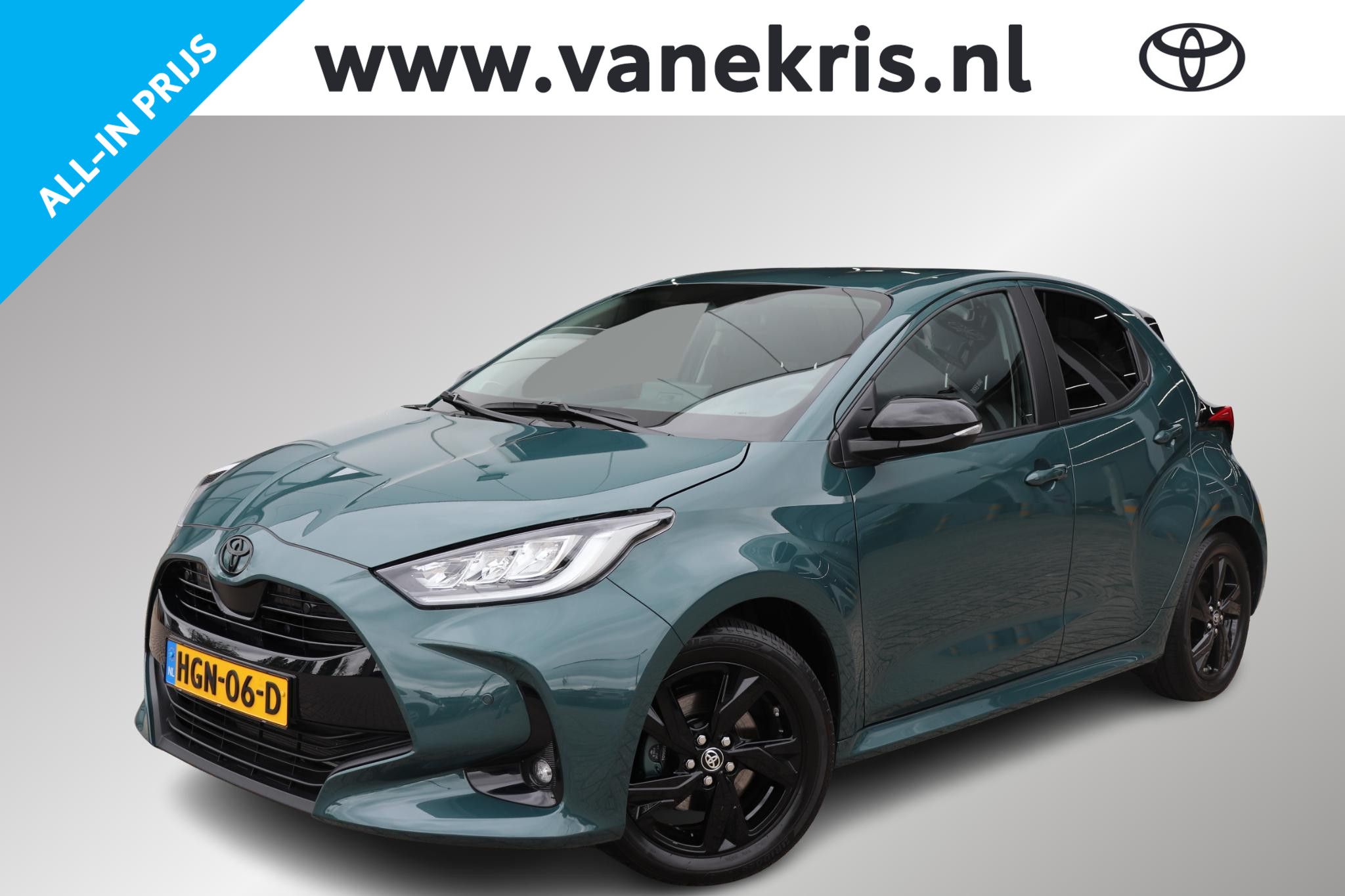 Toyota Toyota Yaris 1.5 Hybrid 115 Dynamic, Comfort Pack, NL auto, 2025 - voorkant