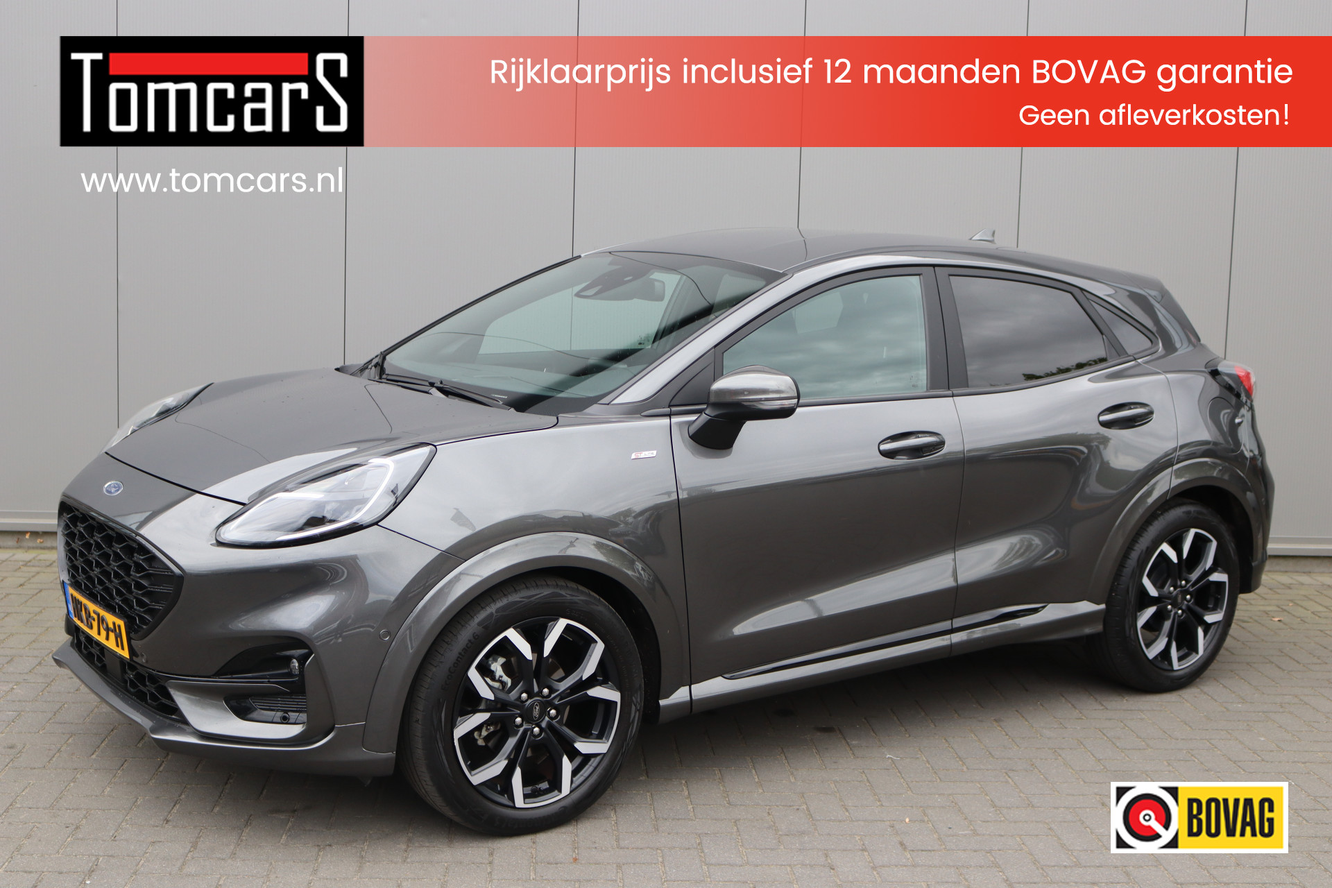 Ford Puma 125PK EcoB. Hybrid ST-Line X Trekhaak/Camera/Elektr.-klep/Parkeerhulp 2022 - voorkant