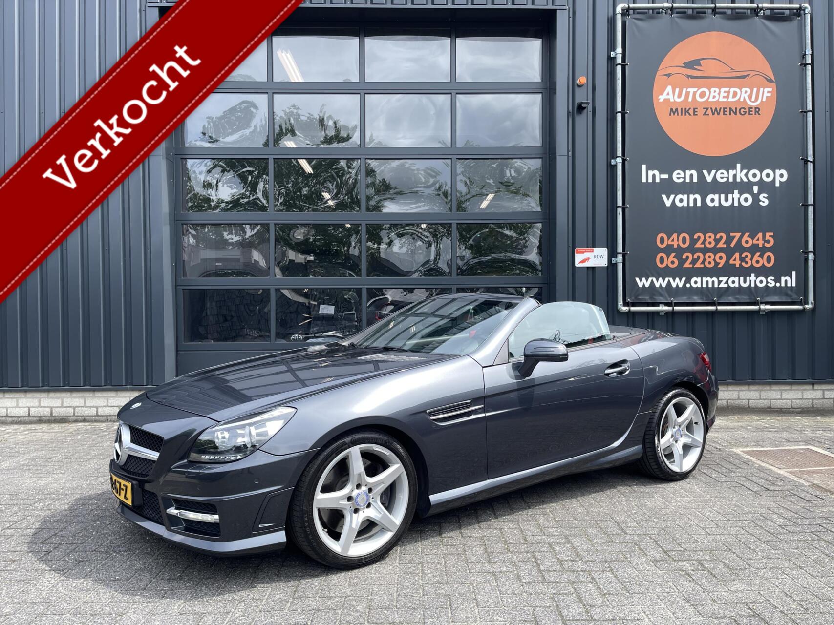 Mercedes-Benz SLK 250 250 AUT. AMG PAKKET|PANORAMADAK|NEKVERWARMING|HARMAN KARDON|LEDEREN BEKLEDING|STOELVERWARMING 2012 - voorkant