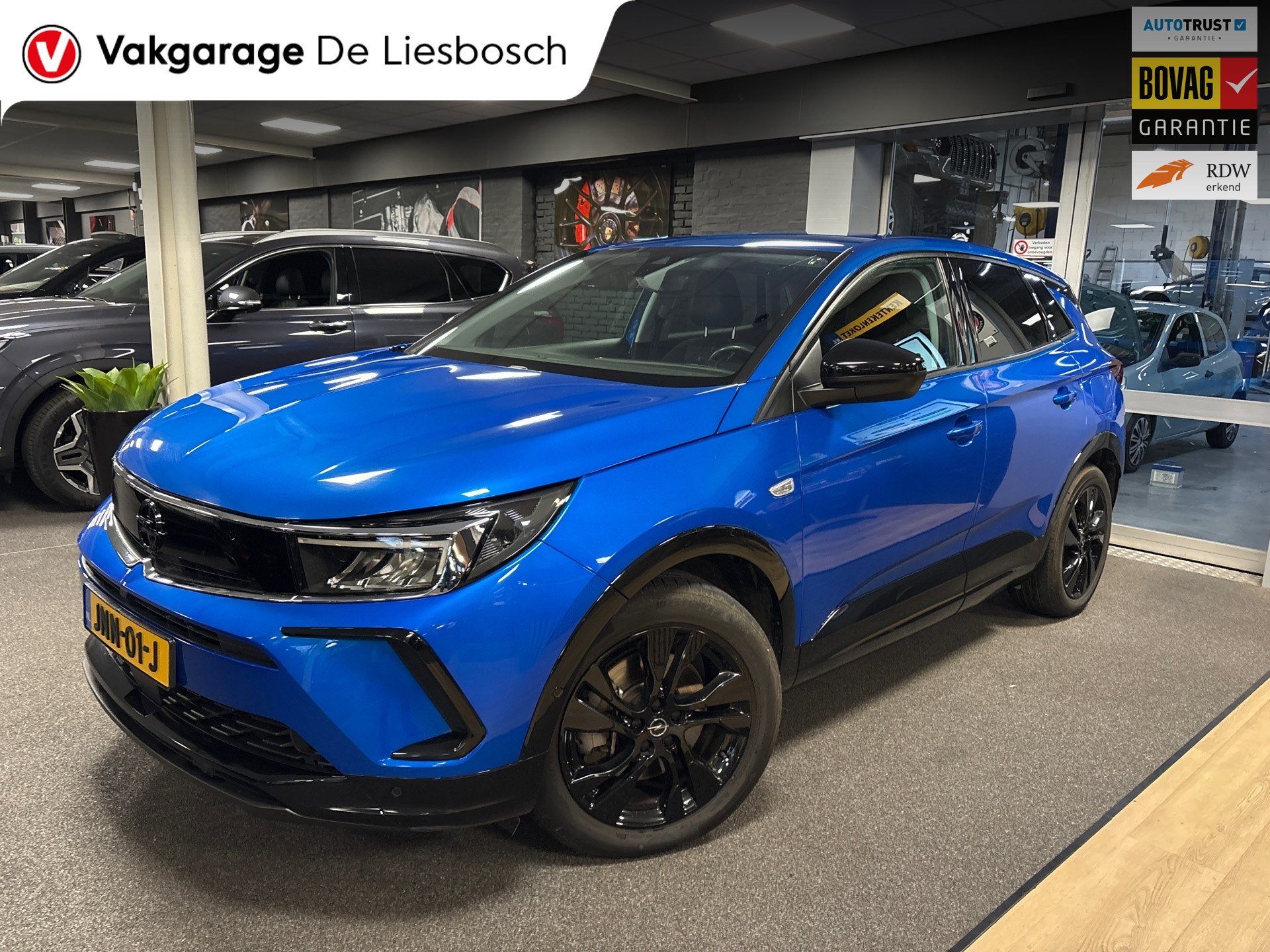 Opel Grandland 1.6 Turbo Plug-In Hybrid GS Line / 225pk / stuur verwarming / camera / Apple carplay 2023 - voorkant