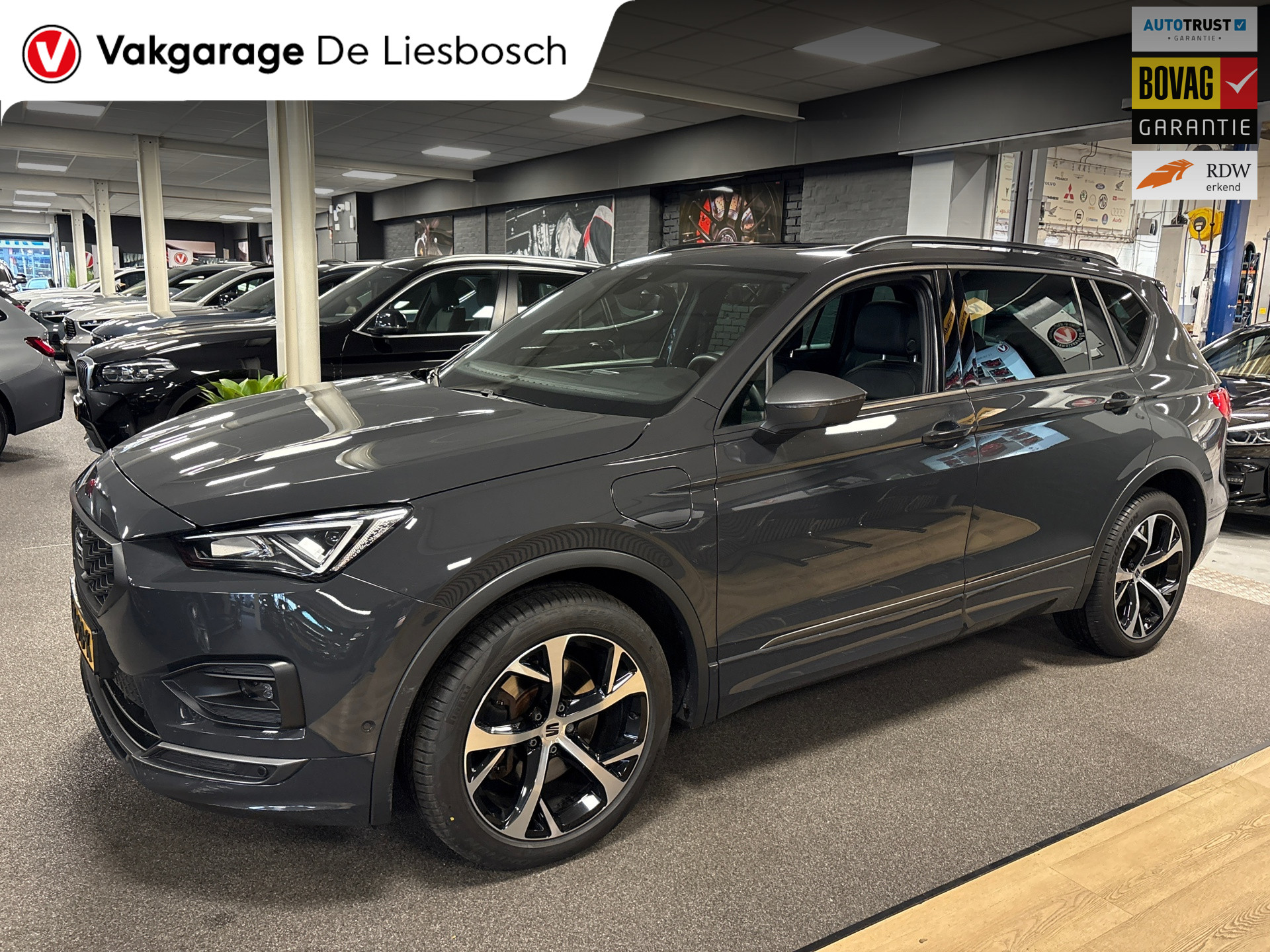 Seat Tarraco 1.4 TSI e-Hybrid PHEV FR,leer,navi,camera,pano,trekhaak,apple carplay 2022 - voorkant