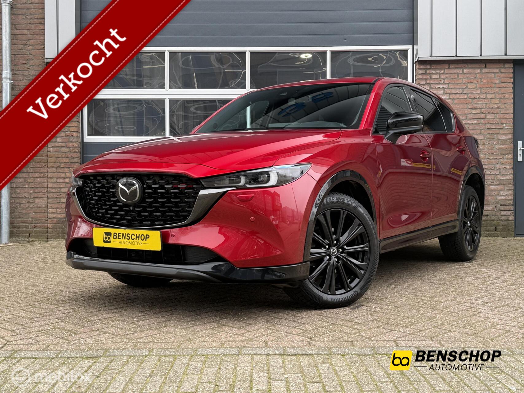 Mazda Cx-5 2.0 SkyActiv-G 165 Homura Alcantara Navi Carplay Camera 2022 - voorkant