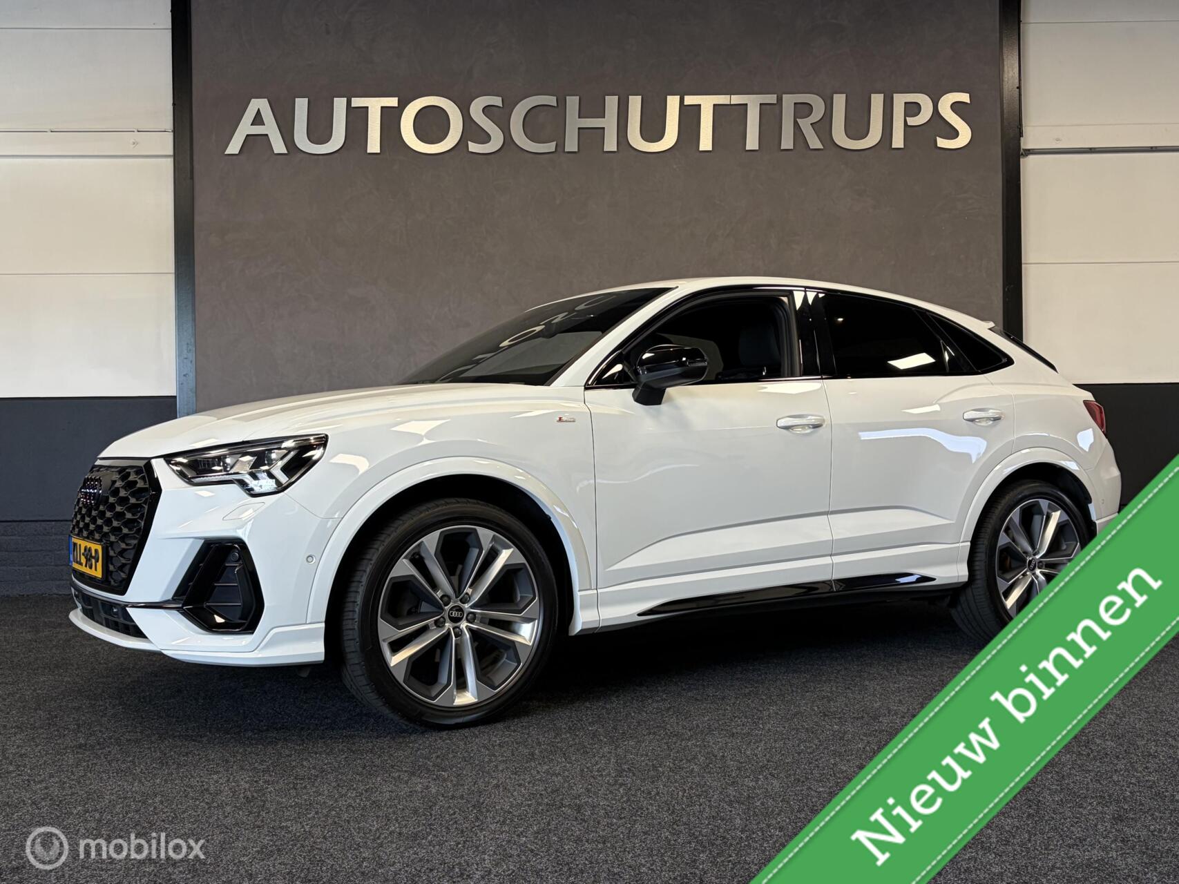 Audi Q3 Sportback 35 TFSI S Line / BLACK OPTIC / LEER / LMV 20'' / MATRIX-LED / CAMERA / VIRTUAL DASH / ELEKTR.TREKHAAK 2021 - voorkant