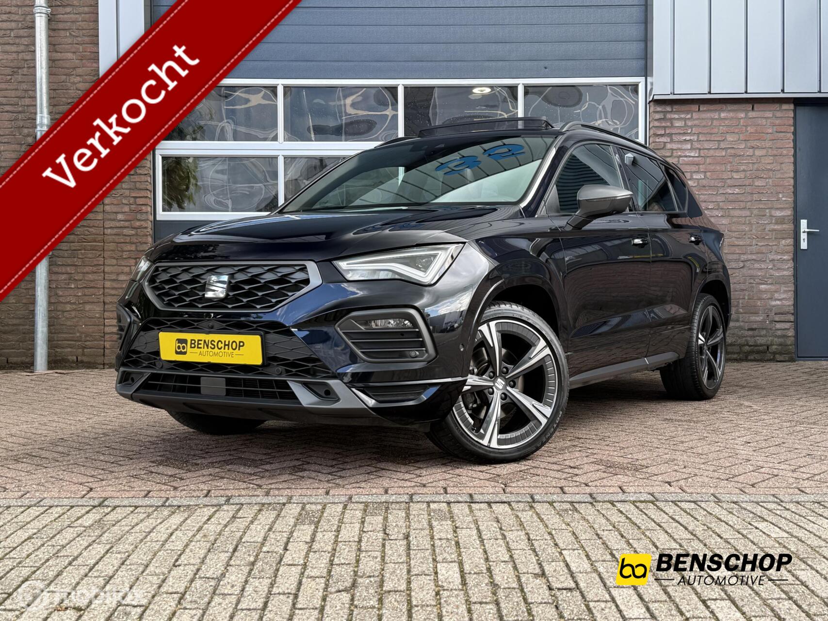 Seat Ateca 1.5 TSI FR Panodak Virtual Navi Carplay 360 Camera Memory LED Alcantara 2021 - voorkant