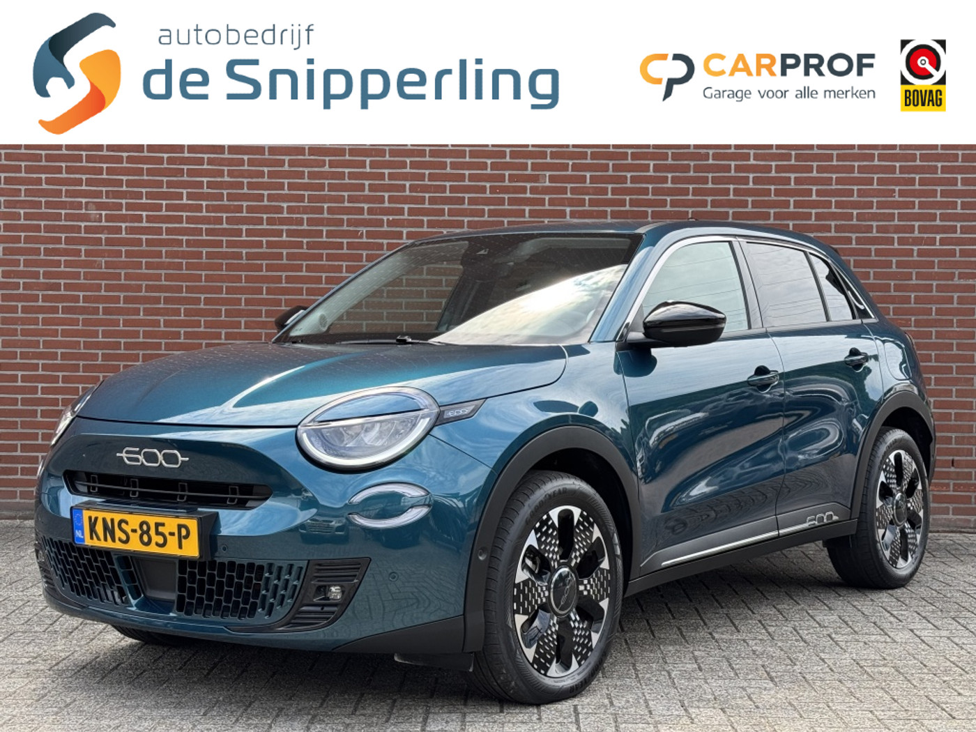 Fiat 600 1.2 Hybrid La Prima NAV ADAP-CRUISE CAMERA STOELVW CARPLAY LMV 2025 - voorkant