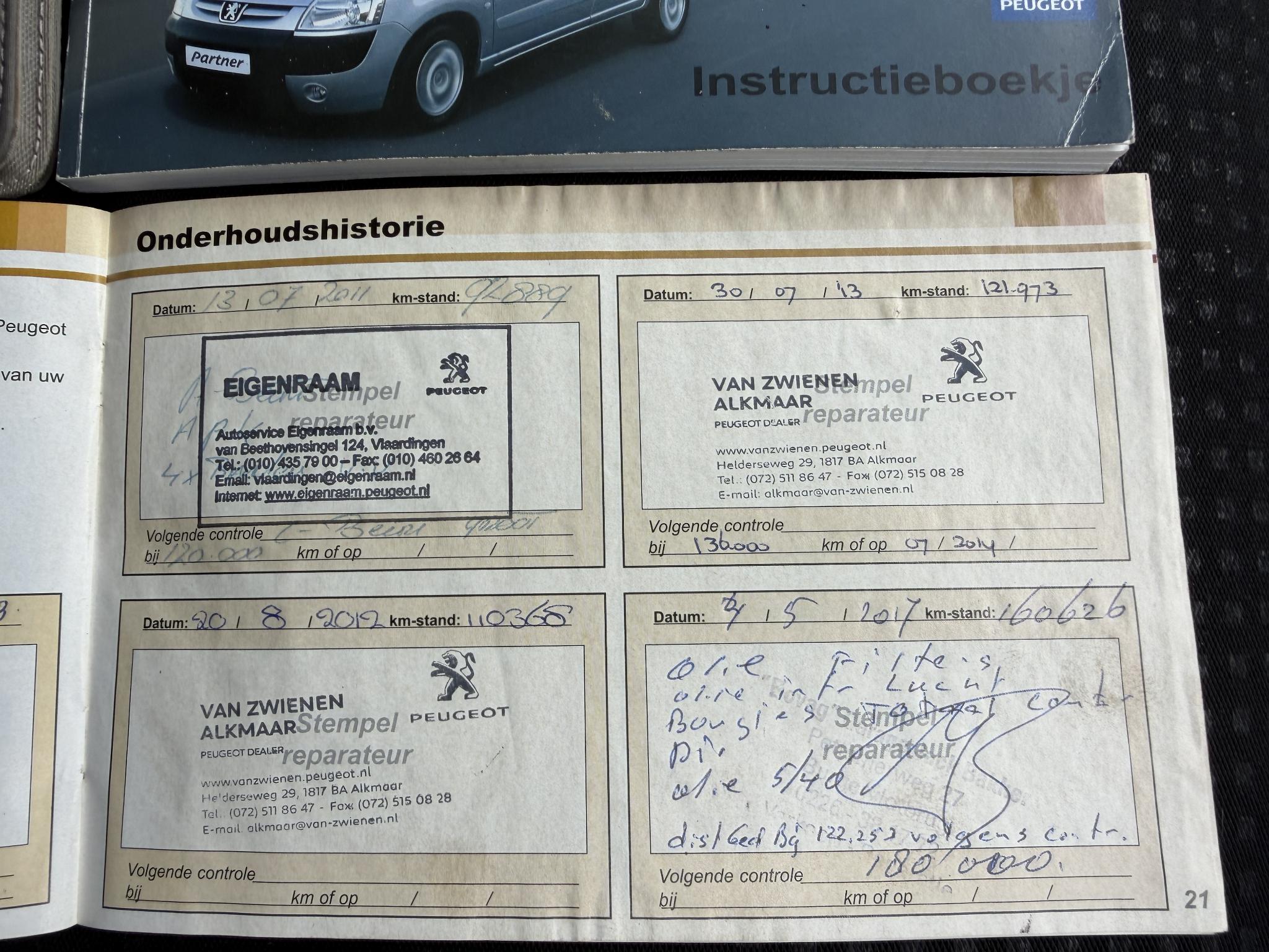 Foto van Peugeot Partner