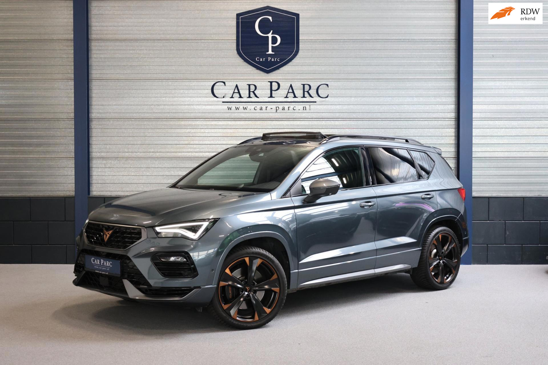 Cupra Ateca 2.0 TSI 4DRIVE 300+PK FACELIFT/VIRTUAL/SFEER/BEATS/PANO/LEER+S.VERWARMING/19"/360/ACC/ECC! 2021 - voorkant