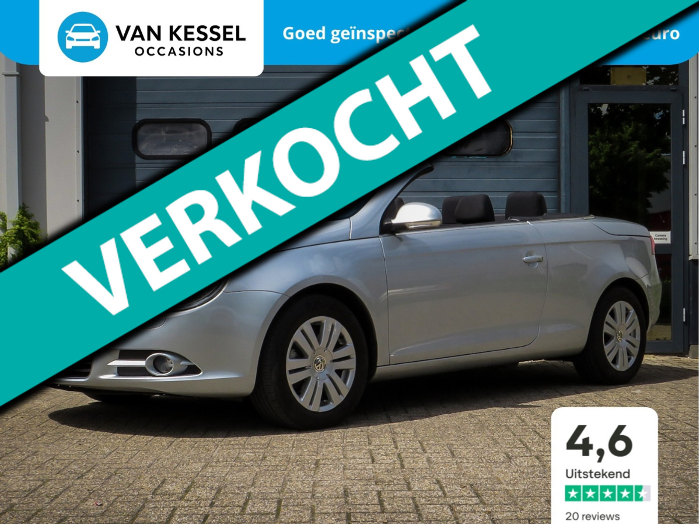 Volkswagen Eos 2.0-16v FSI | Nwe Distributieriem | Stoelverw 2009 - voorkant