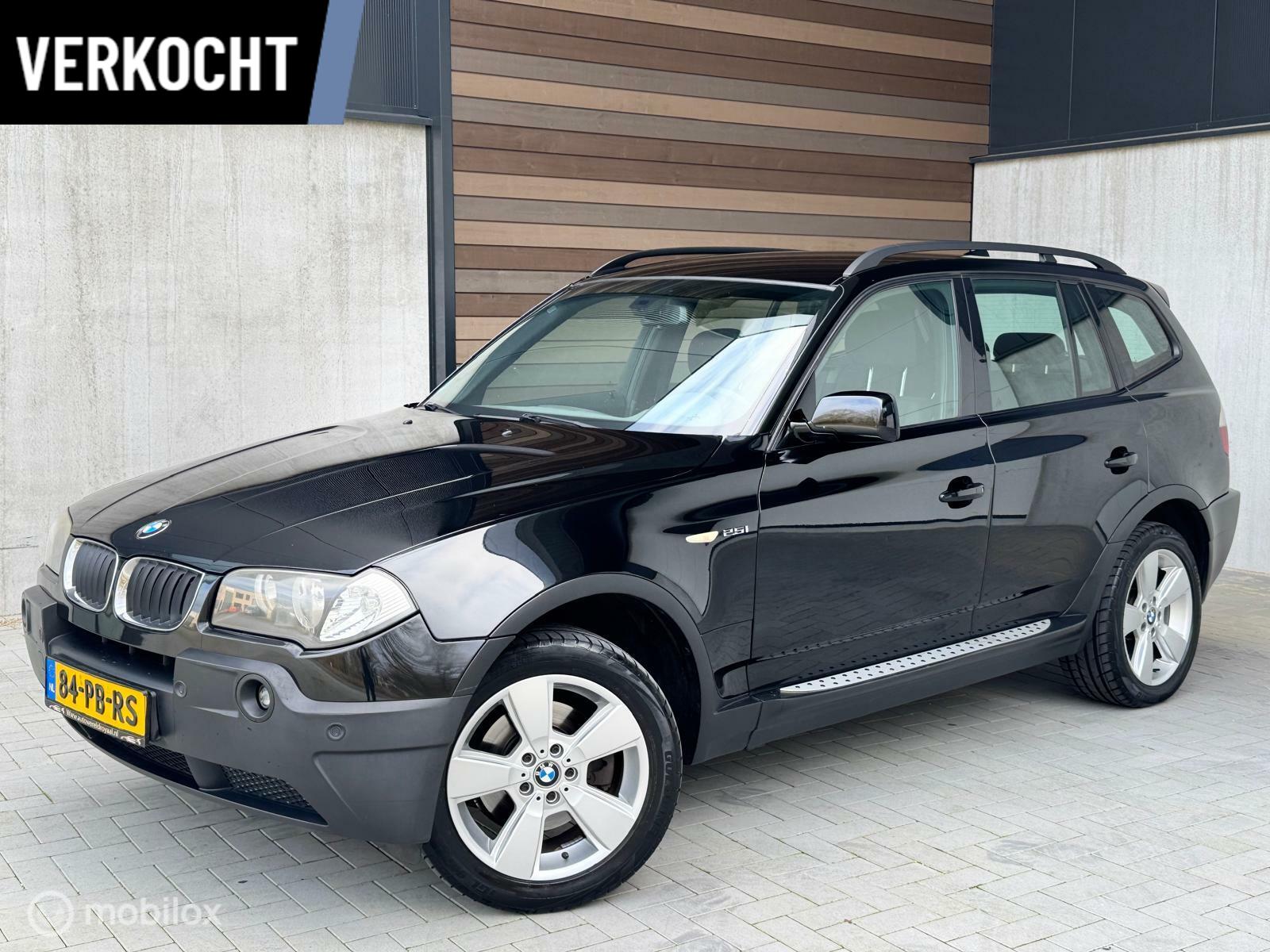 BMW X3 2.5i 2004 - voorkant