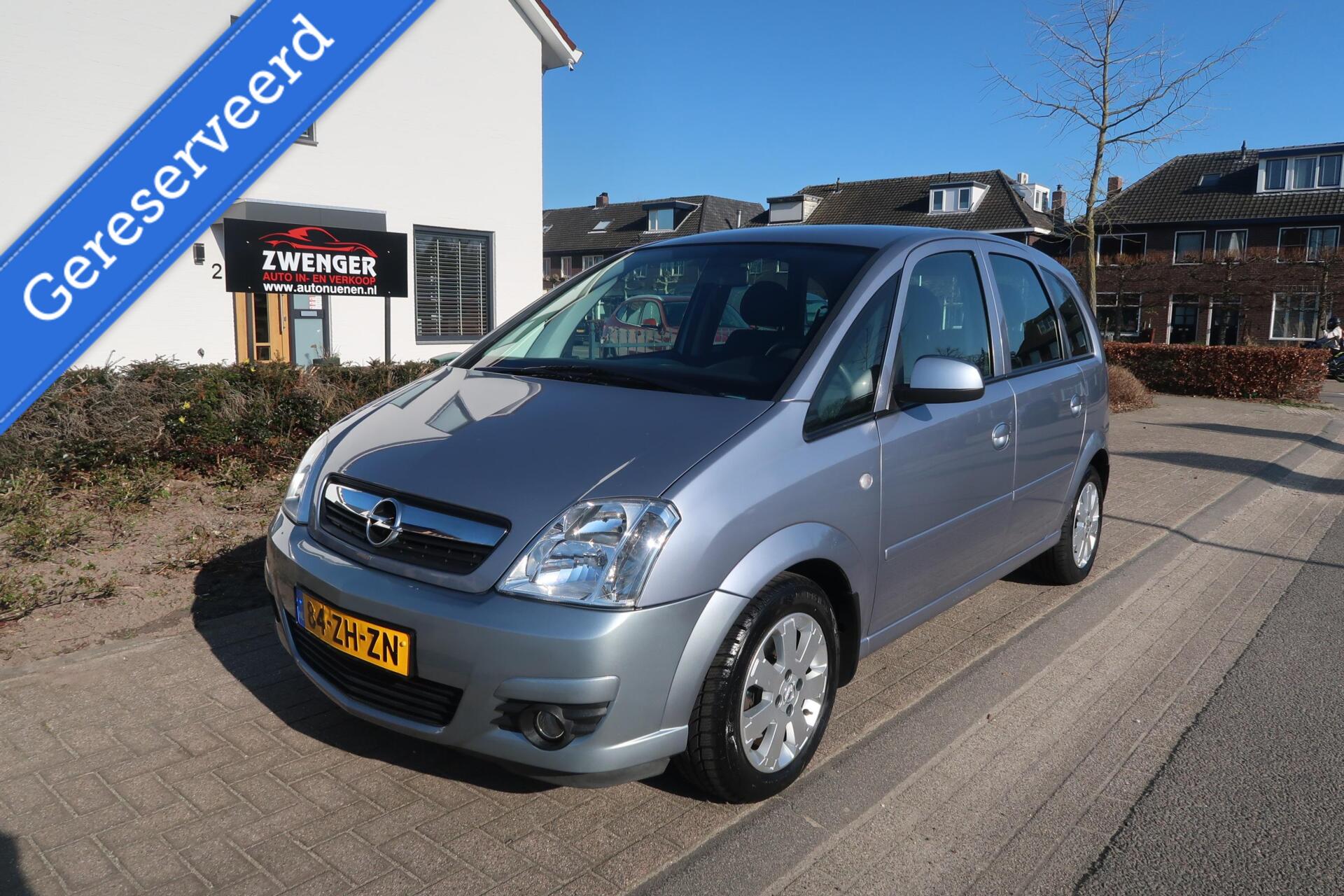 Opel Meriva-a 1.6-16V AUTOMAAT|AIRCO|TREKHAAK|STOELVERWARMING|CRUISECONTROL 2008 - voorkant