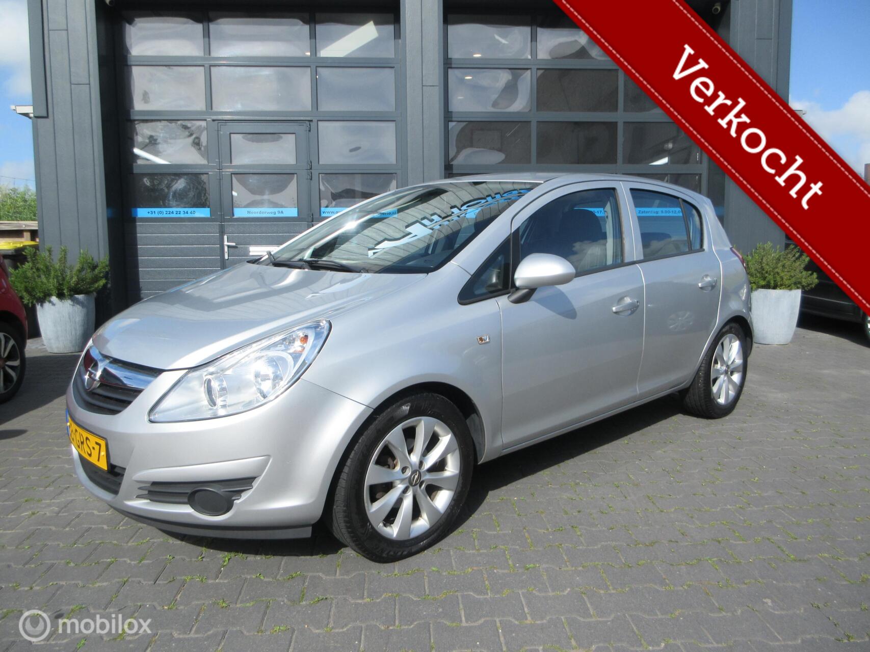 Opel Corsa 1.2-16V Enjoy 5drs 153dkm 2e Eig Org Ned Cruise 2008 - voorkant