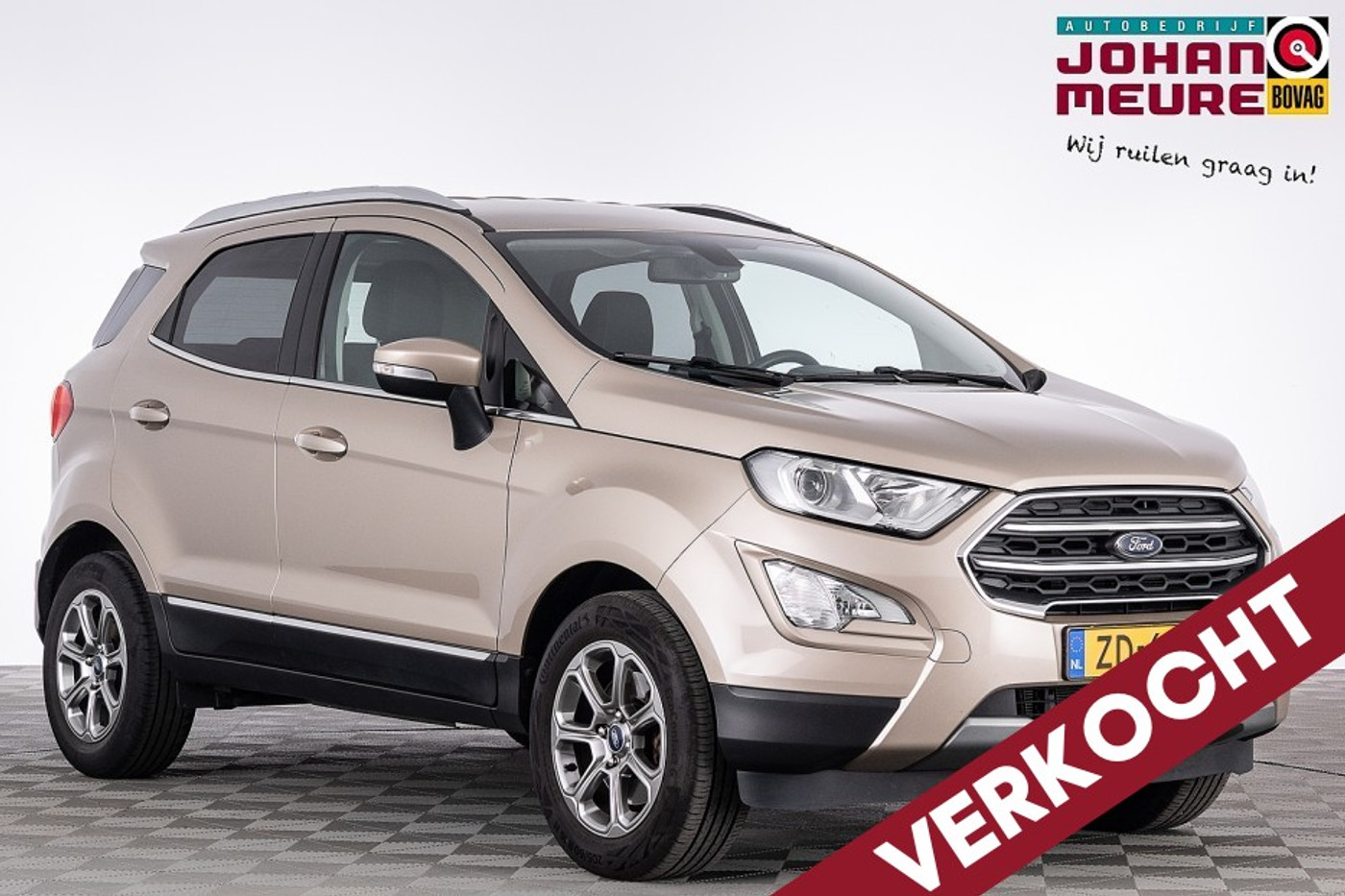 Ford Ecosport 1.0 EcoBoost Titanium | ECC ✅ 1e Eigenaar 2019 - voorkant