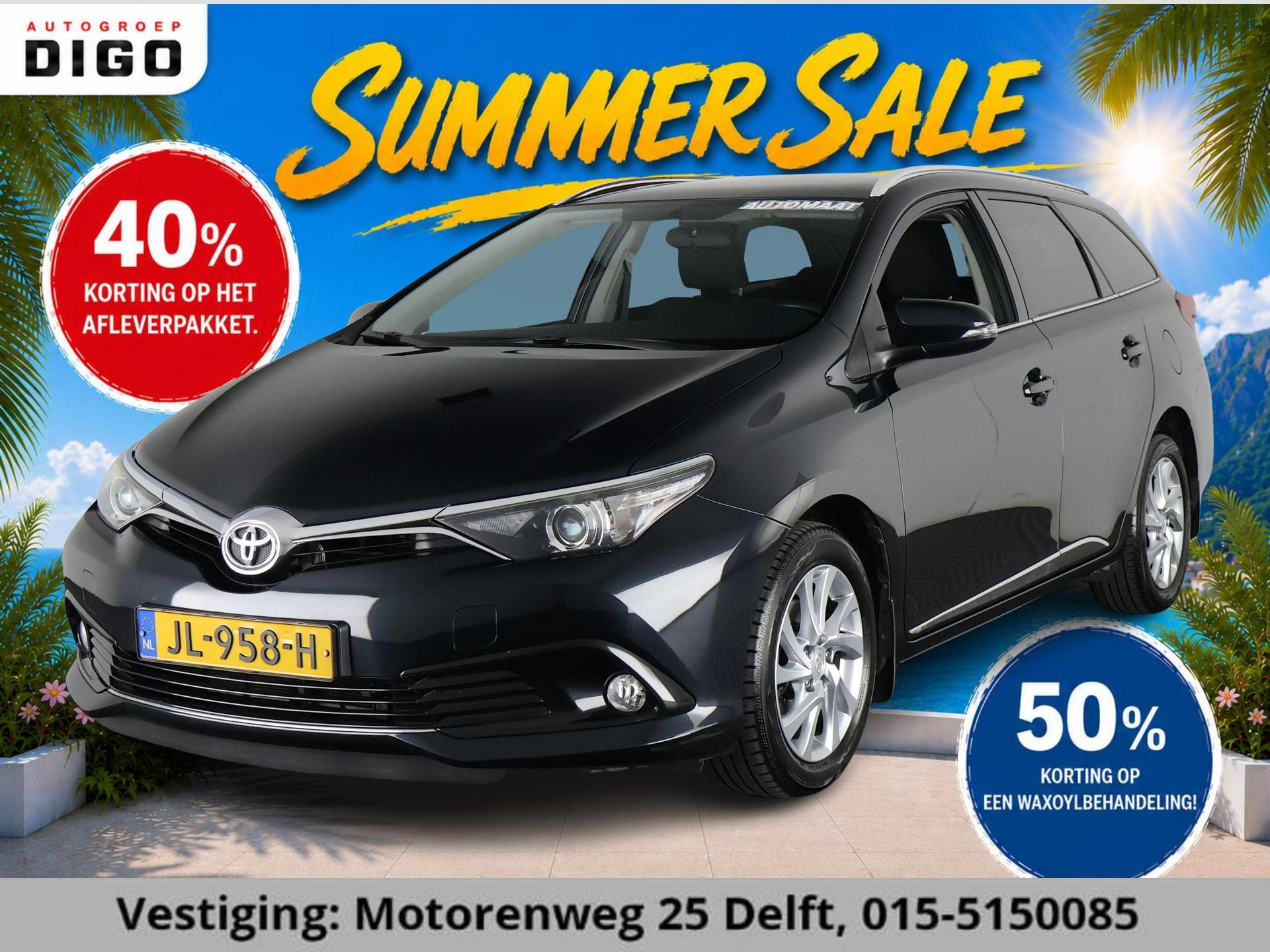 Toyota Toyota Auris 1.2T Dynamic NAVI. 2016 - voorkant