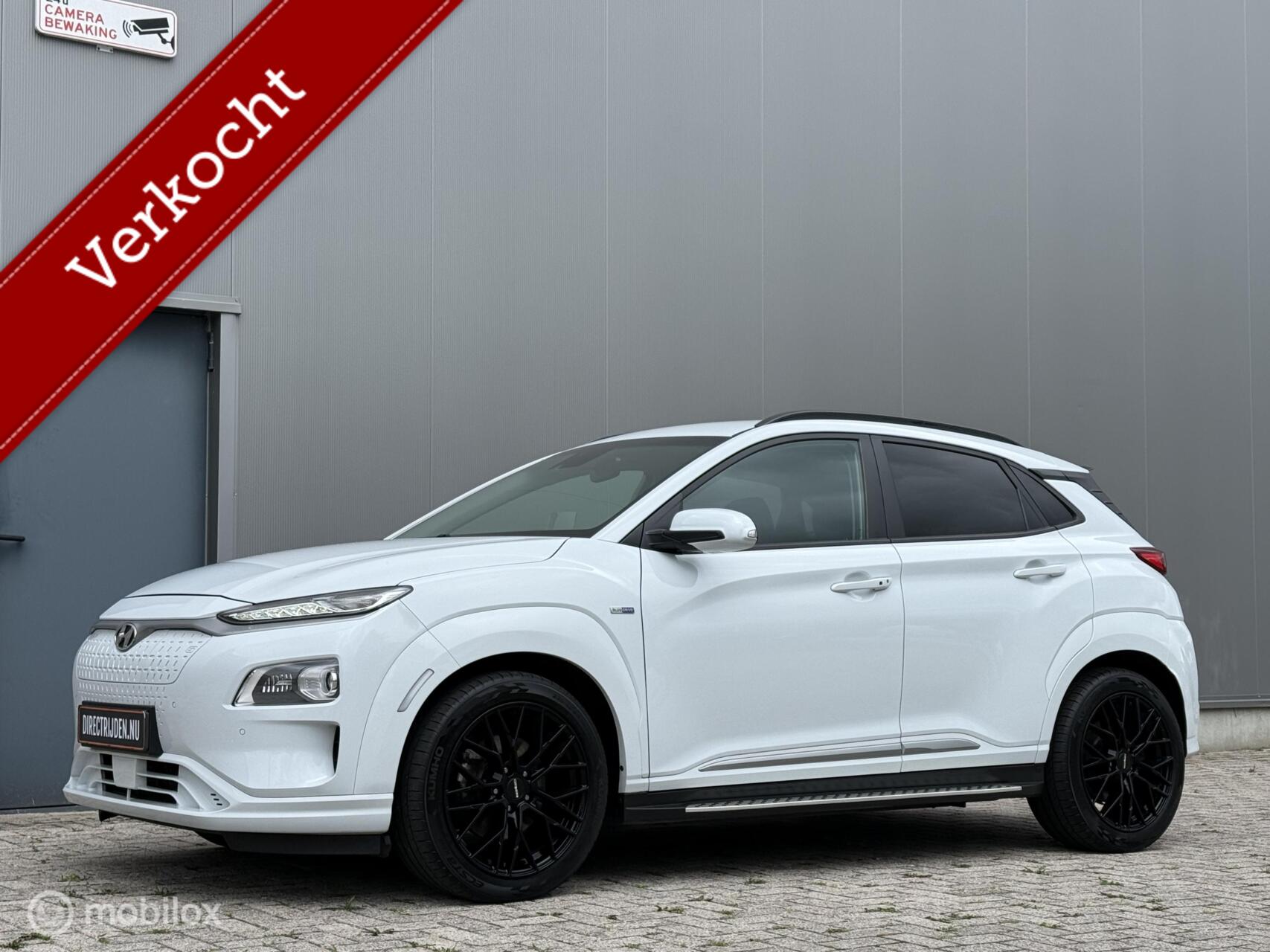 Hyundai Kona EV Premium 64 kWh - luxe uitvoering - SOH 90% 2019 - voorkant
