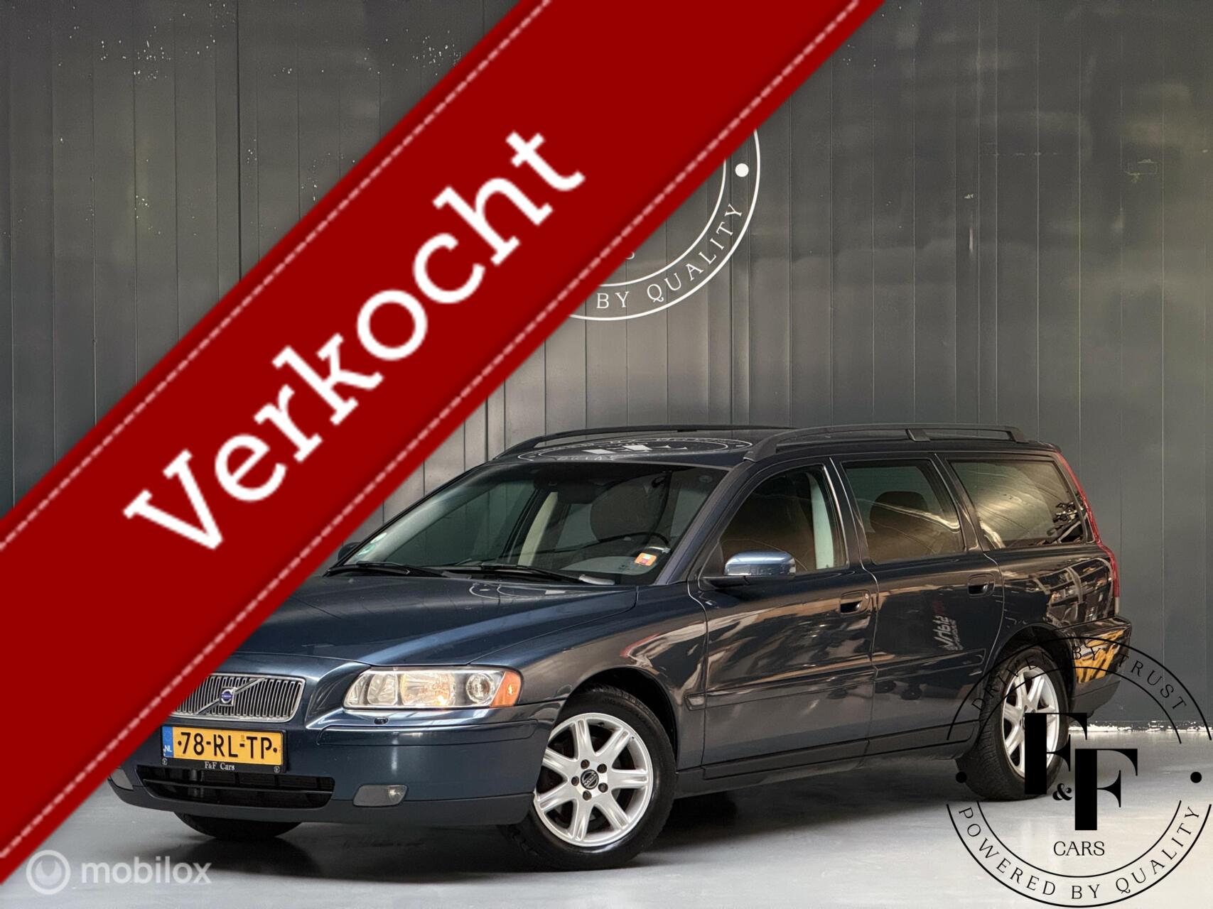 Volvo V70 2.4 | Automaat|Leder|Trekhaak|NAP|Nieuwe APK 2005 - voorkant