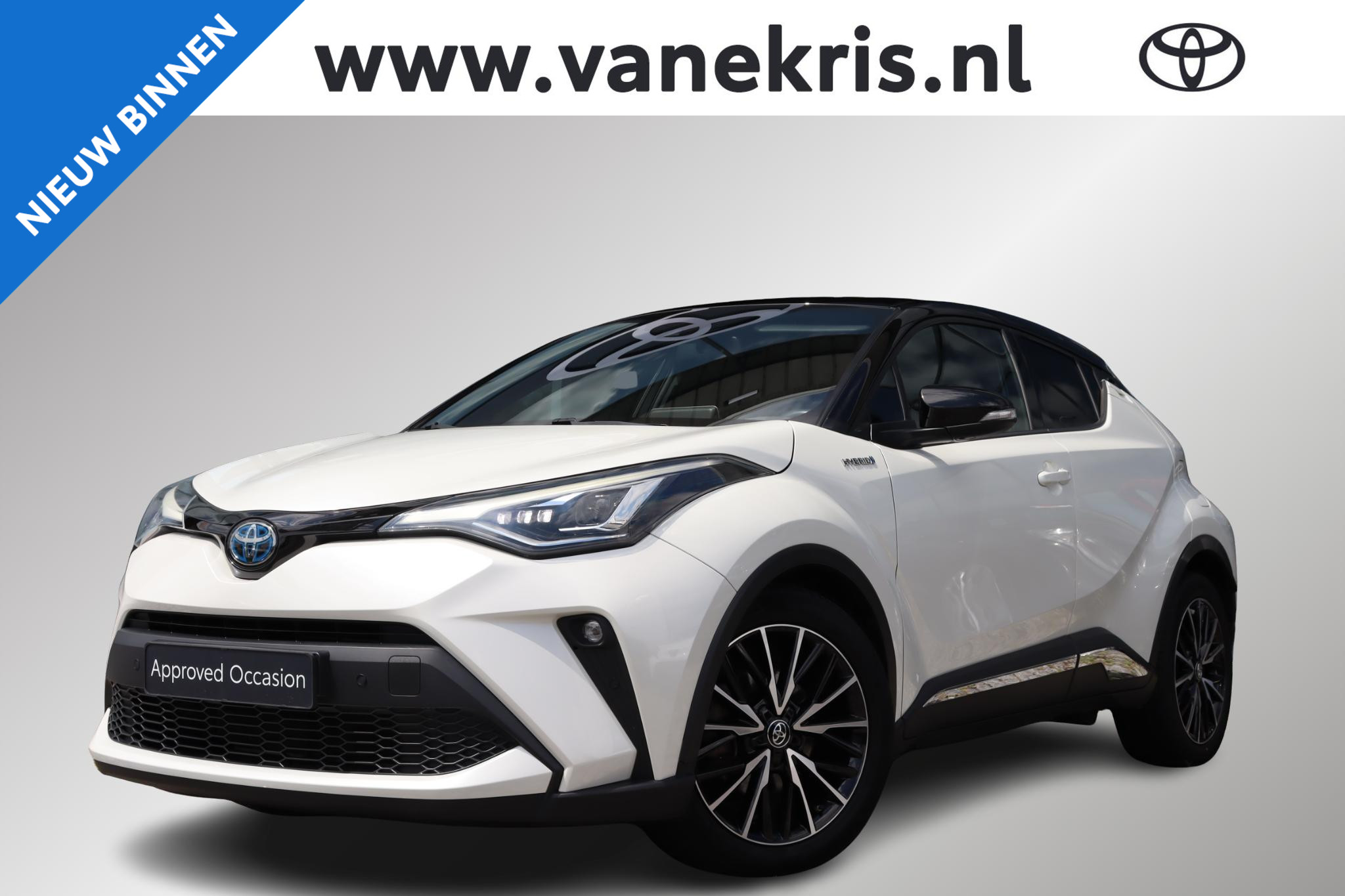 Toyota Toyota C-hr 1.8 Hybrid Bi-Tone, BSM, Parkeersensoren, 2020 - voorkant