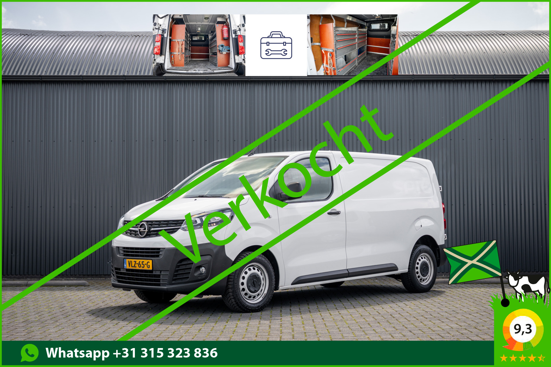 Opel Vivaro 2.0 L2H1 125PK | Bedrijfswageninrichting | Cruise | Carplay | Camera | Airco | PDC | Trekhaak 2021 - voorkant