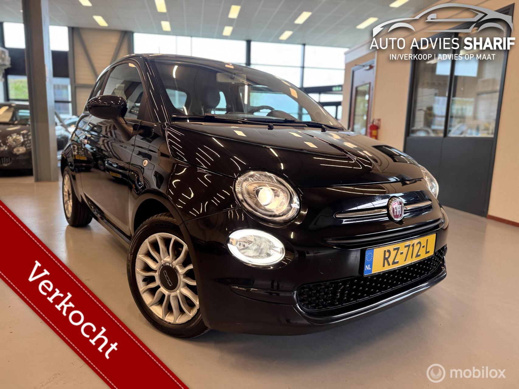 Fiat Fiat 500 0.9 TwinAir Turbo Popstar 2018 - voorkant