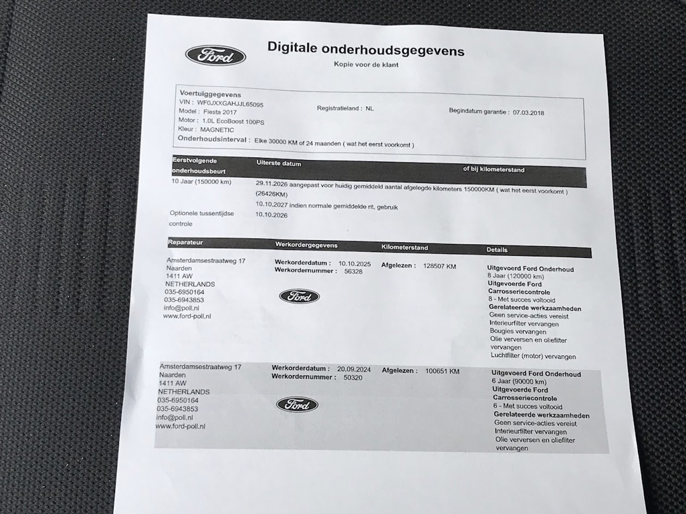 Foto van Ford Fiesta