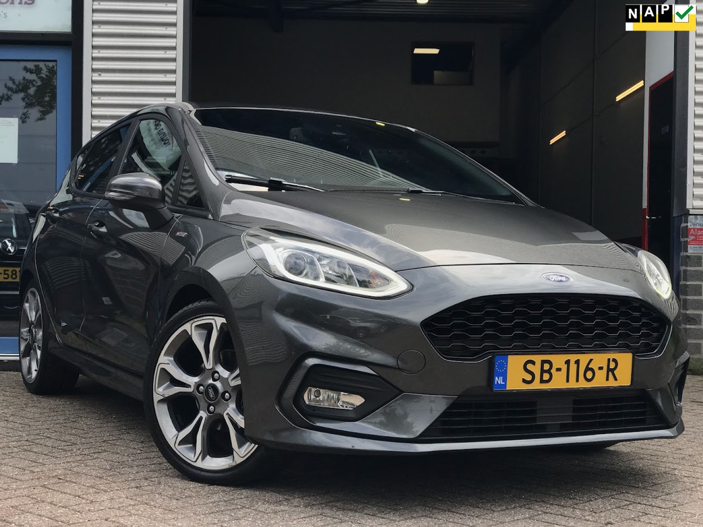 Ford Fiesta 1.0 EcoBoost ST-Line|B&O|Carplay|Keyless|PDC|18''inch 2018 - voorkant