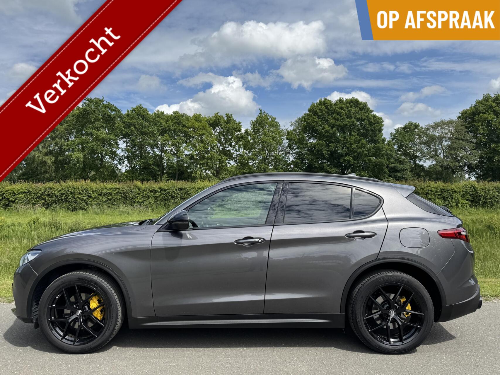 Alfa Romeo Stelvio 2.0t Q4 310pk Veloce, 20 inch, 85dkm!! 2018 - voorkant