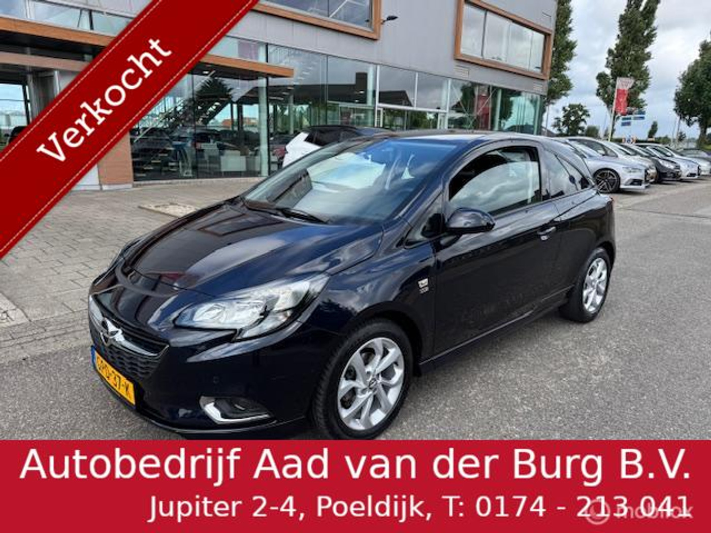 Opel Corsa 1.4 120th anniversary Apple carplay / Android auto  , Camera achter  Airco , Velgen , Dak spoiler  Parkeer hulp Voor & Achter  , Cruise controle 2019 - voorkant