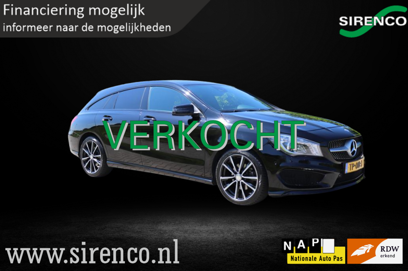 Mercedes-Benz Cla-klasse Shooting Brake 180 2016 - voorkant
