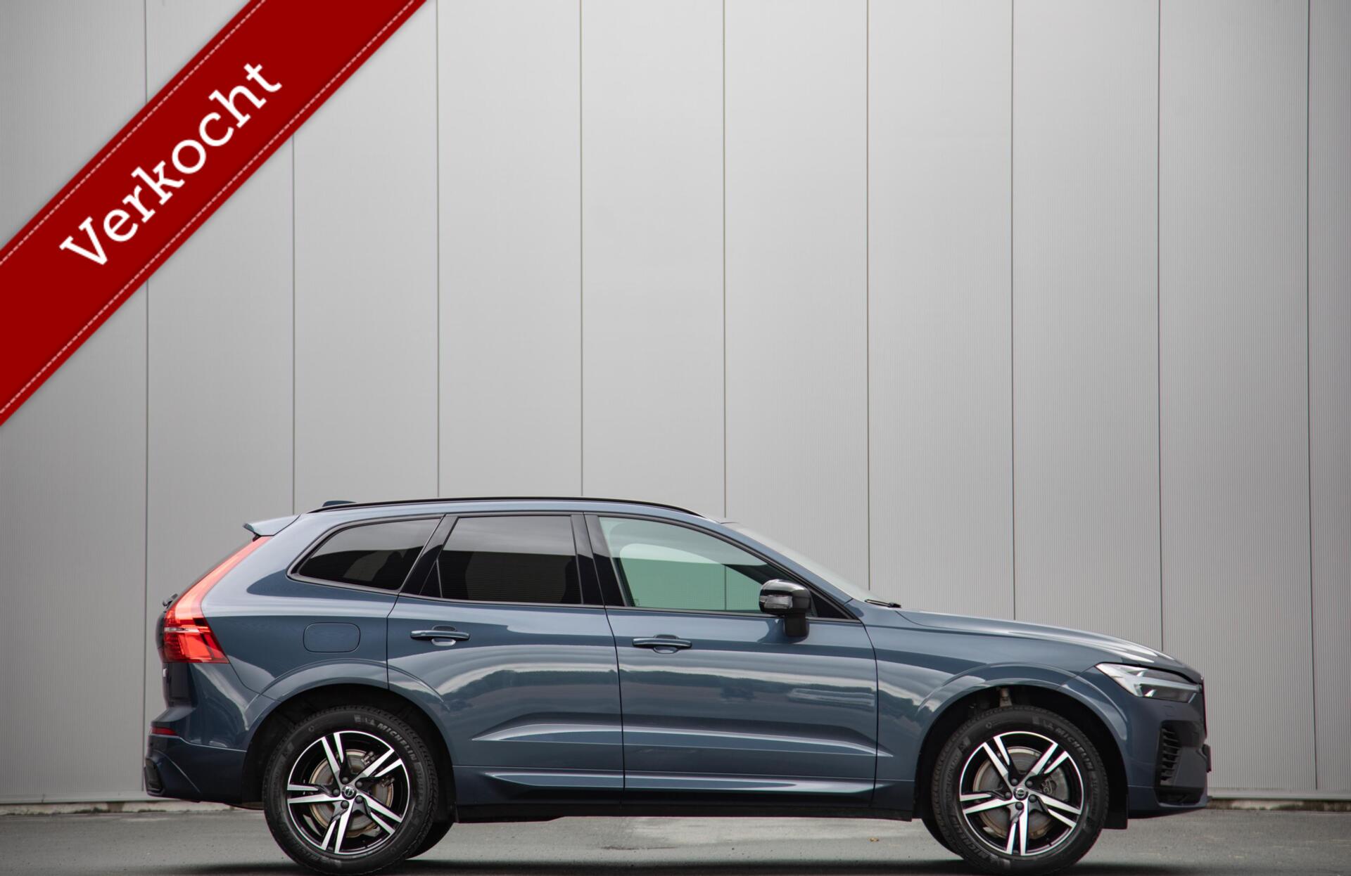 Volvo Xc60 2.0 T6 Plug-in hybrid AWD R-Design Panorama|Long range|Trekhaak|Google 2022 - voorkant