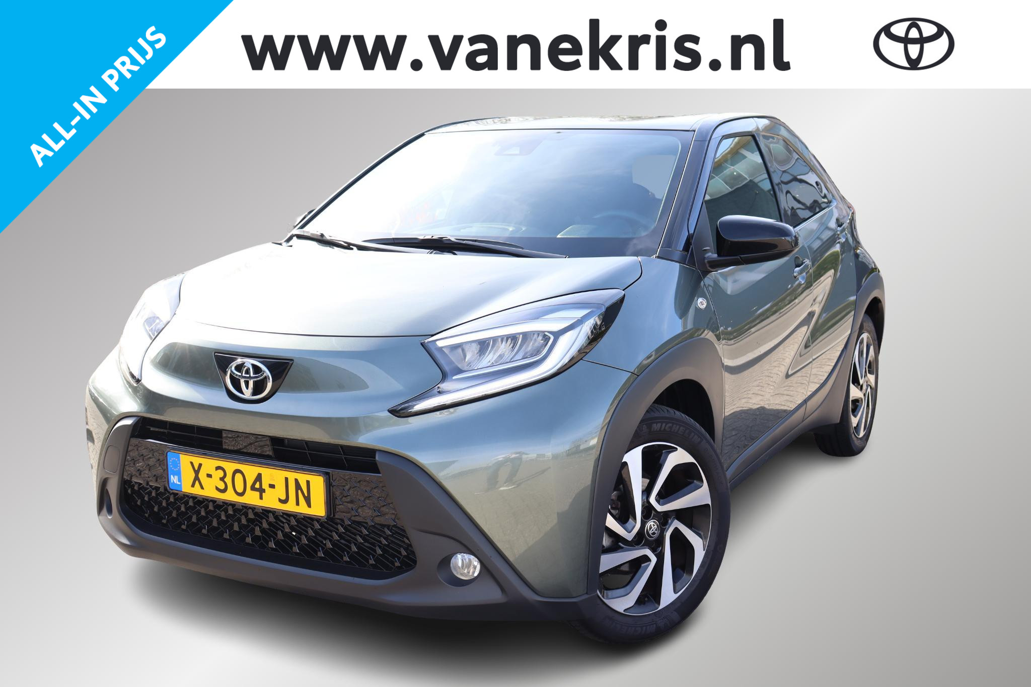 Toyota Aygo X 1.0 VVT-i Pulse, Lage Km 2023 - voorkant