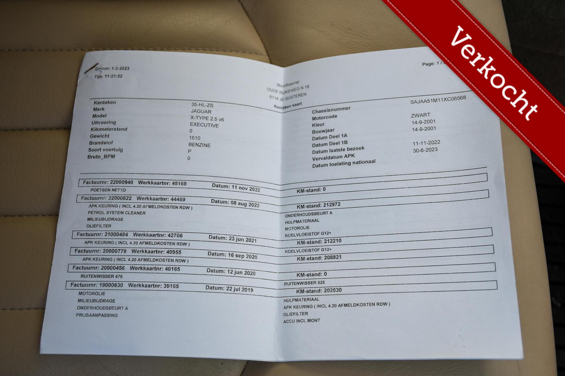 Foto van Jaguar X-type 2.5 V6 Executive
