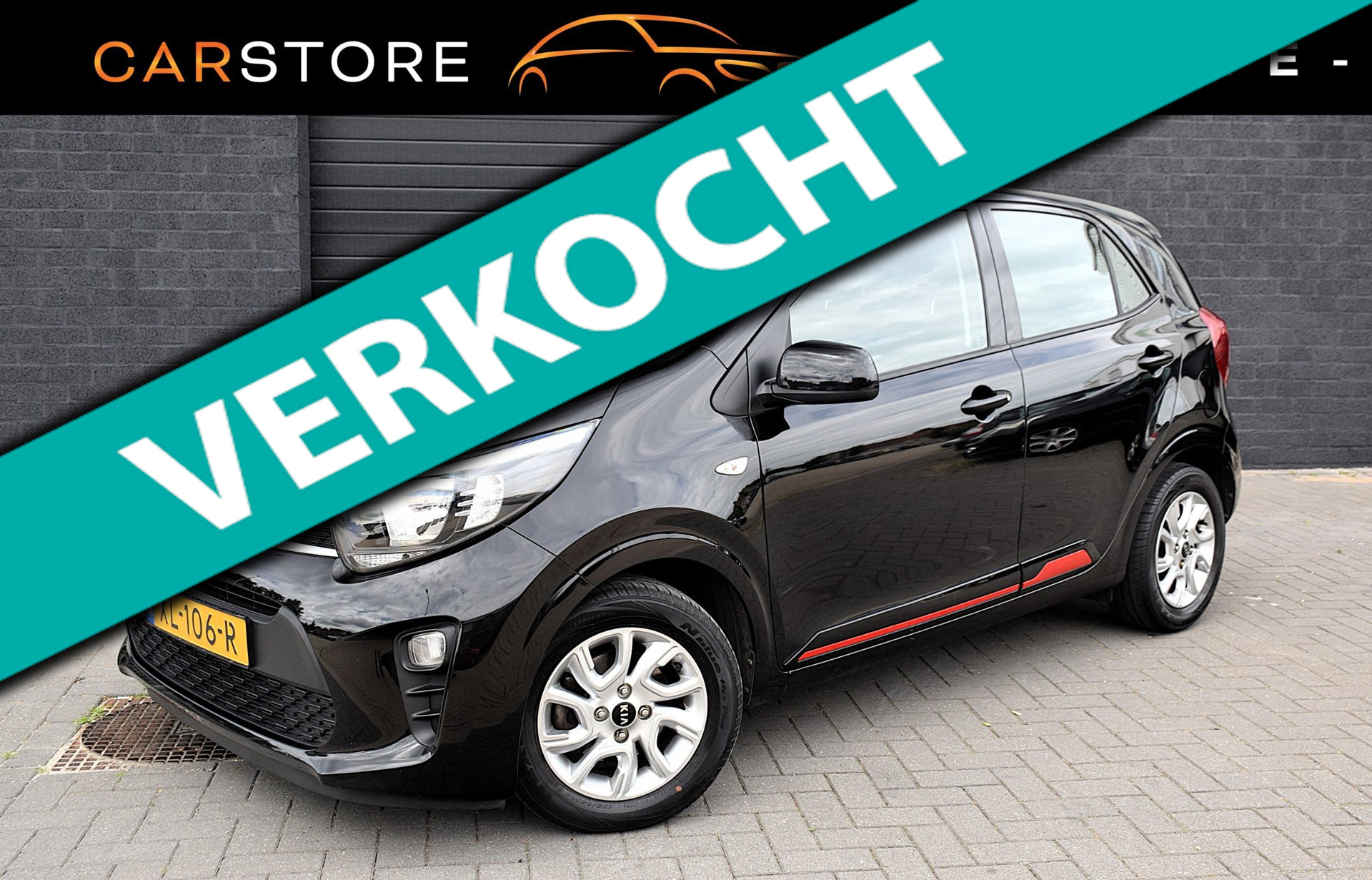 Kia Picanto 1.0 CVVT EconomyLine *1e eigenaar*Airco*62Dkm*5Deurs*2019 2019 - voorkant
