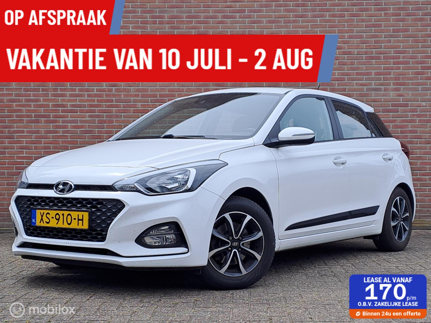 Hyundai I20 1.0 T-GDI Comfort/Apple carplay/Trkhk/ Navi 2019 - voorkant